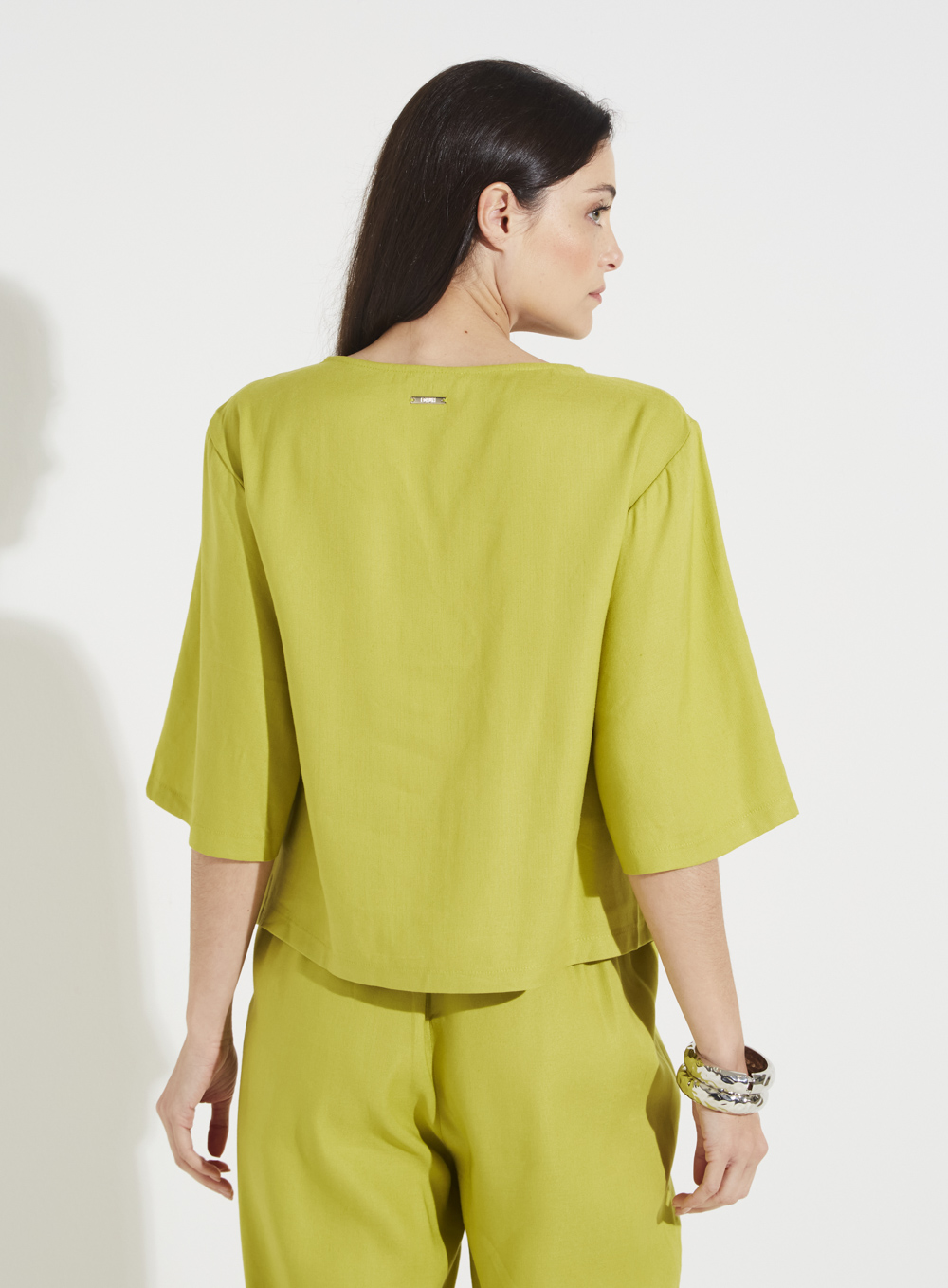 BLUSA LINHO G BEGE SOYBEAN