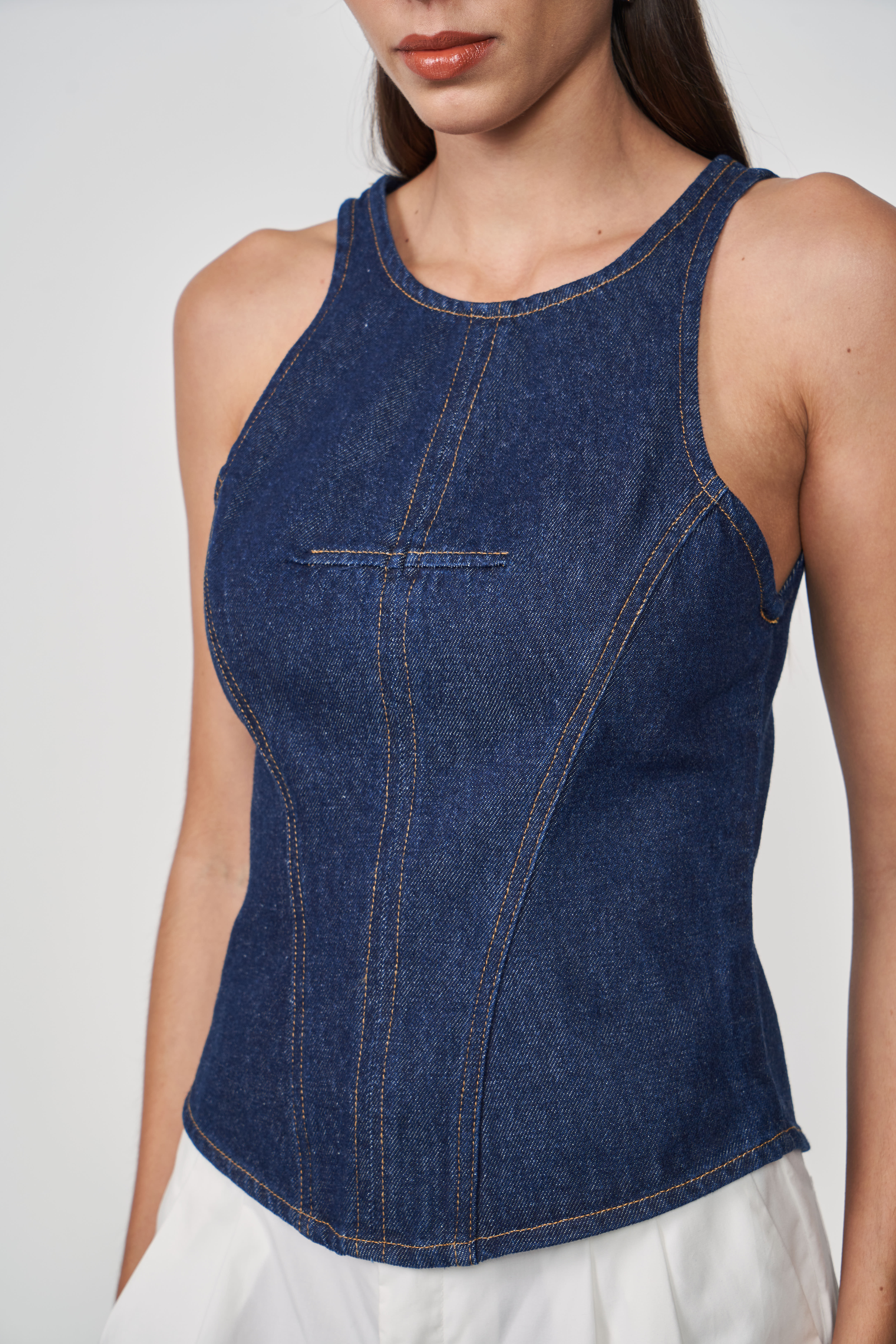 BLUSA JEANS PP INDIGO