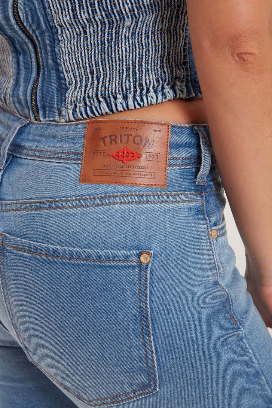 CALÇA JEANS MICHELE 42 INDIGO