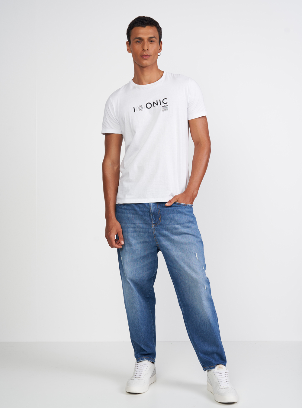 CALÇA JEANS BALLON 40 INDIGO