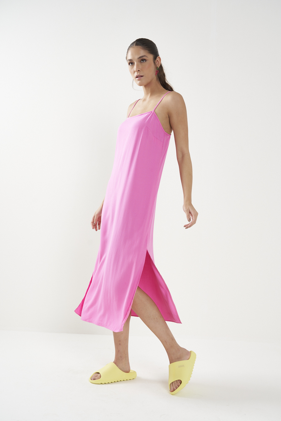 VESTIDO COLCCI G ROSA ULTRA ROSE