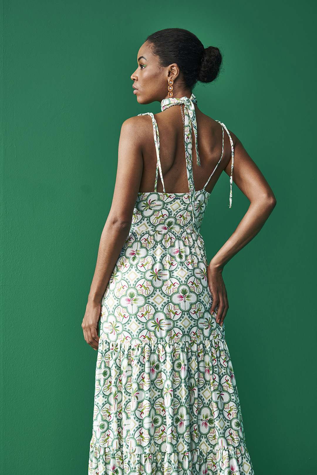 VESTIDO ESTAMPADO 42 COQUEIRAL
