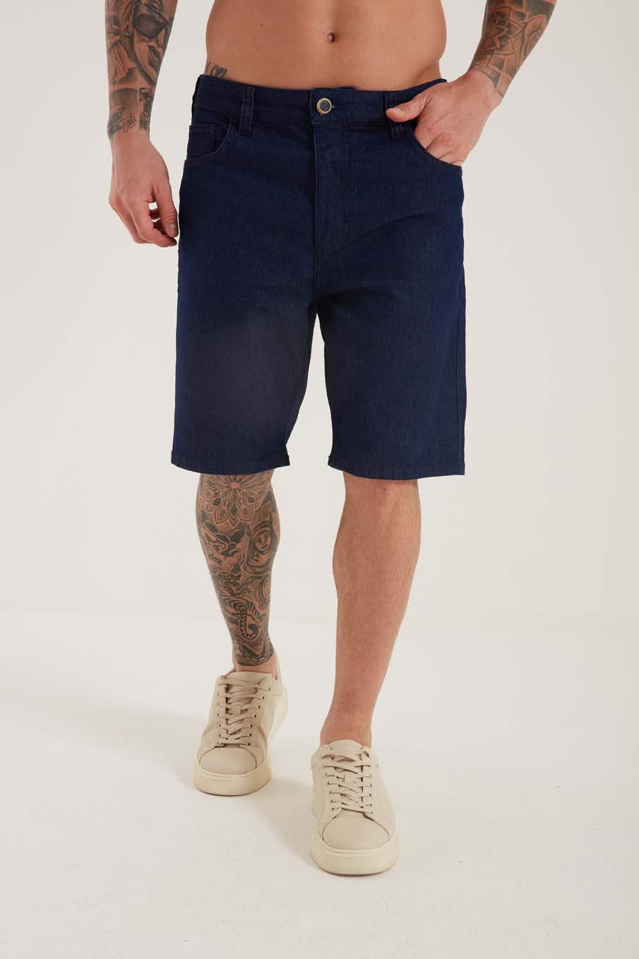 BERMUDA JEANS LUAN 42 INDIGO