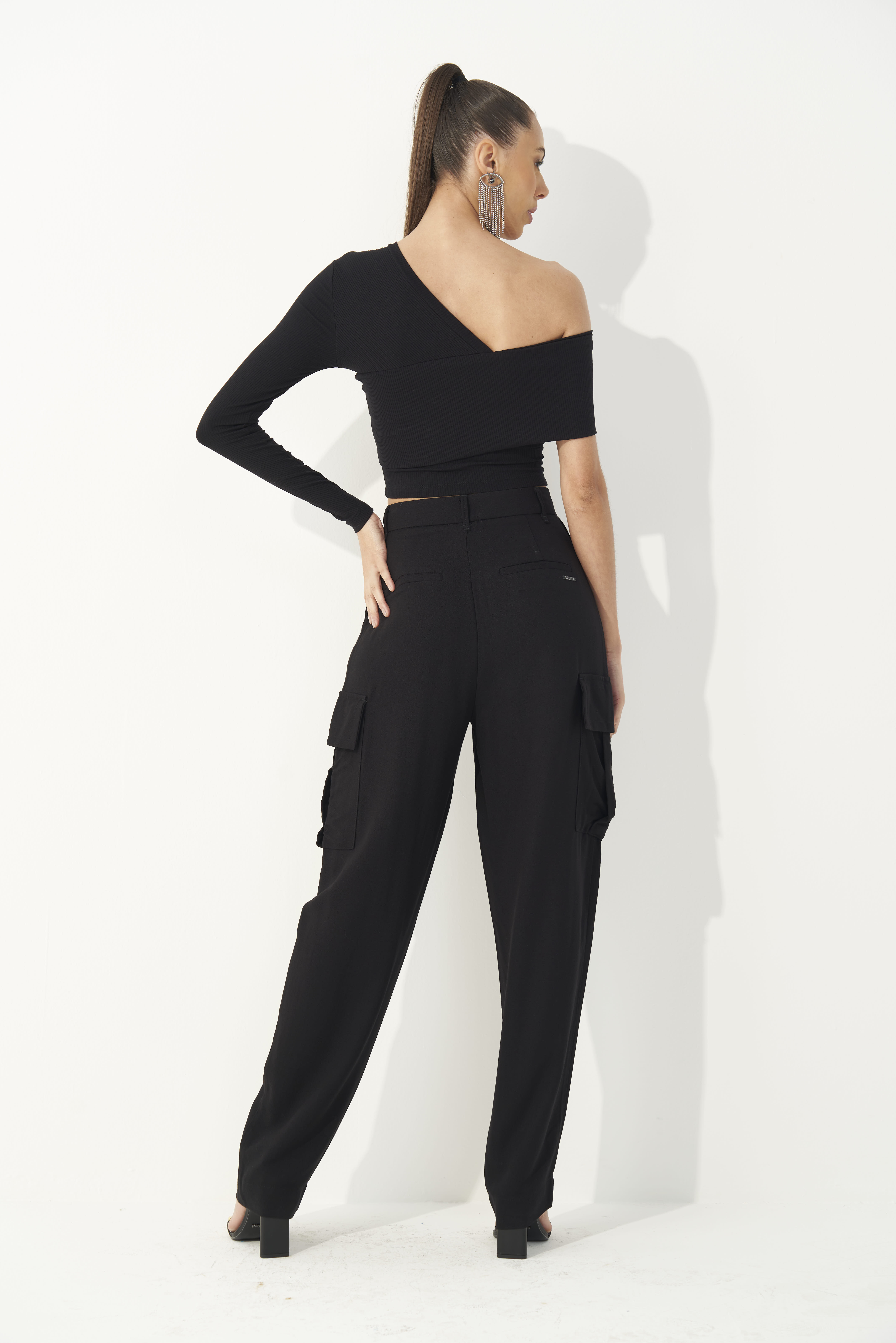 BLUSA CANELADA M LARANJA SAOKO