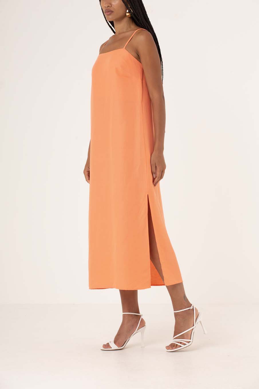 VESTIDO TRITON 36 LARANJA ADELAID