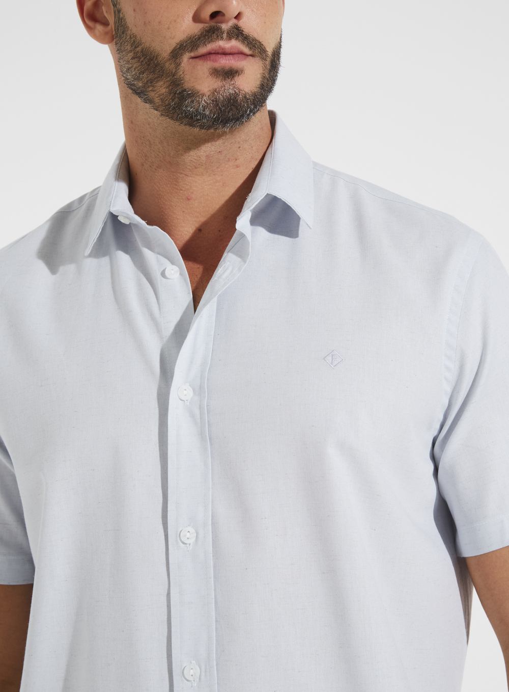 CAMISA LINHO RELAX M AZUL SKEY