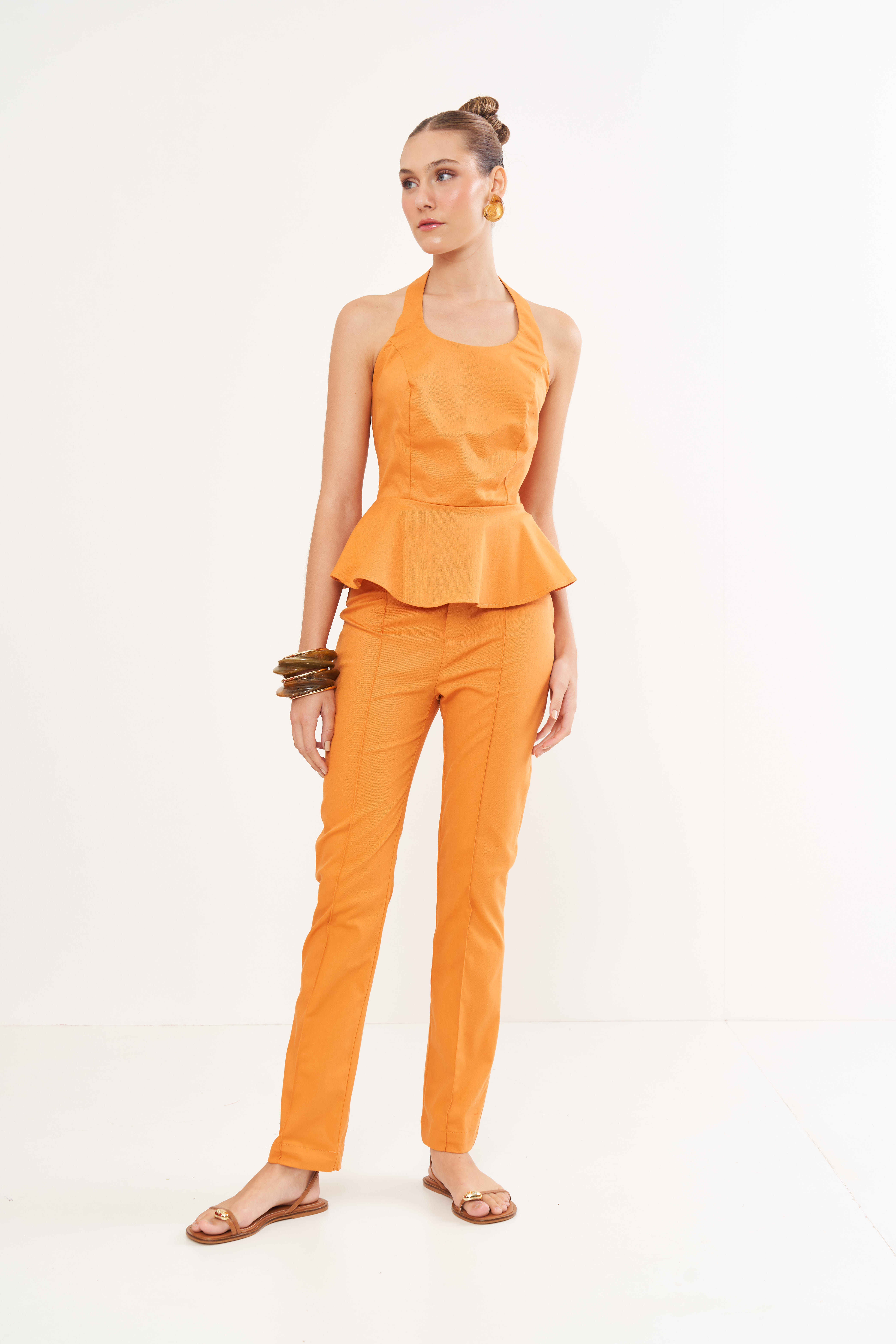 BLUSA COLCCI PP LARANJA CIDER