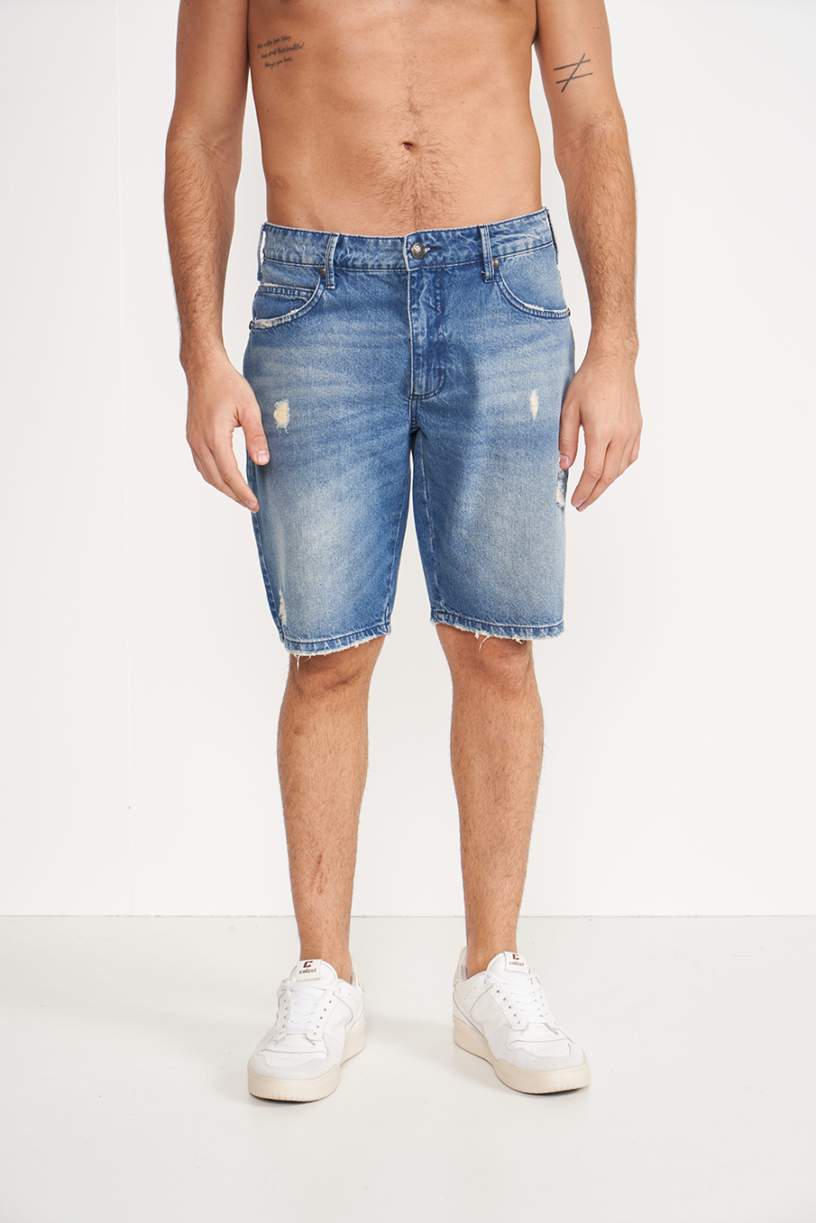 BERMUDA JEANS DAVI 36 INDIGO