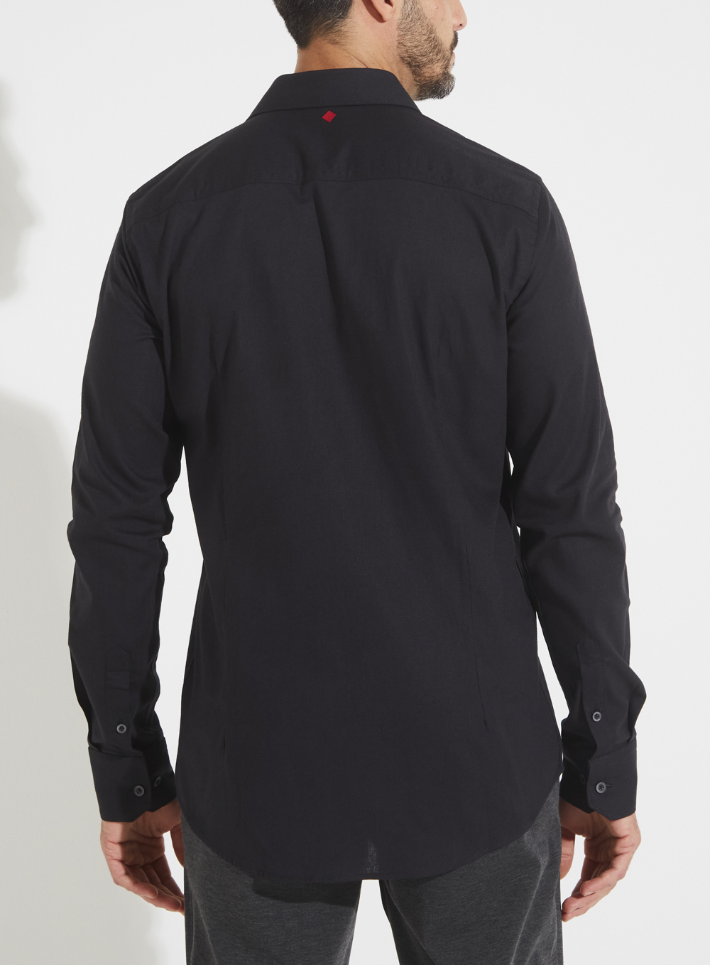 CAMISA LINHO SLIM FIT 3 PRETO