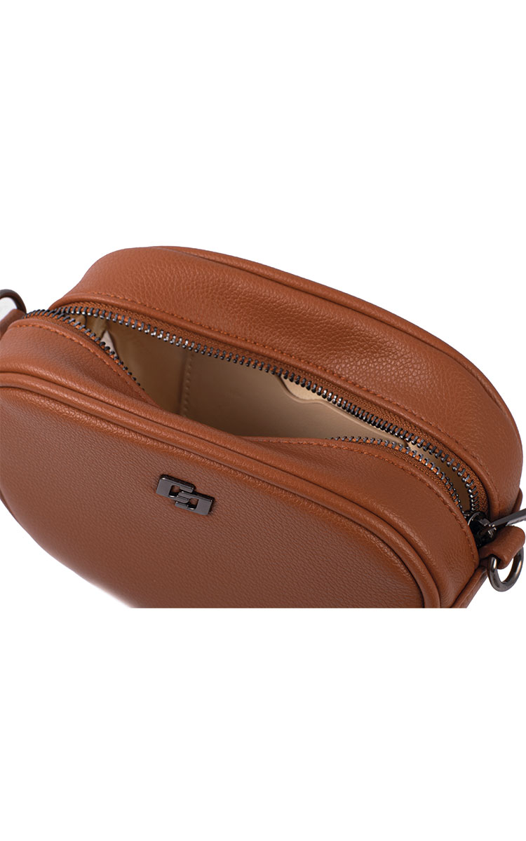 BOLSA COLCCI FEM CÂMERA BAG MINI F U CARAMELO