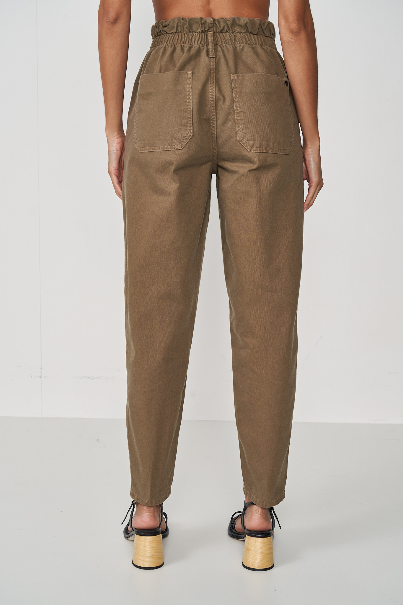 CALÇA SARJA CLOCHARD 42 BEGE MISK