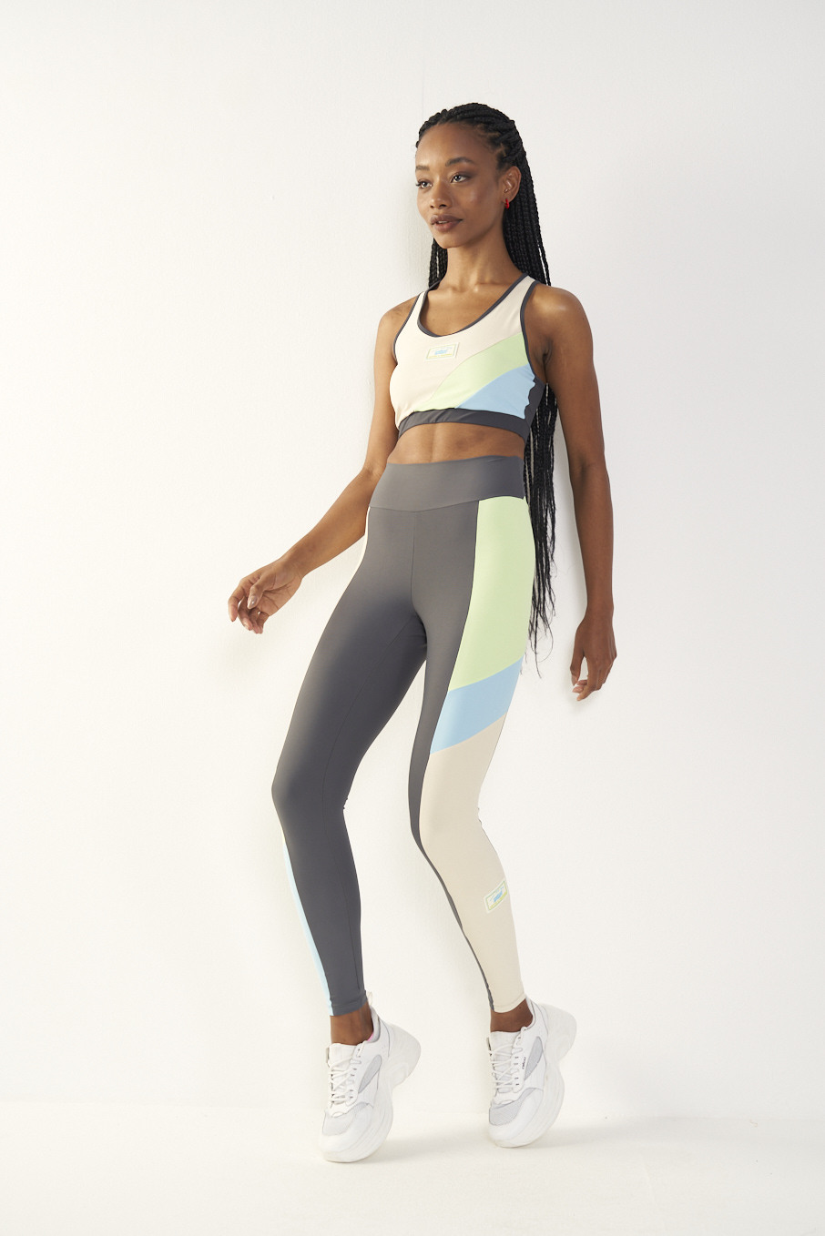 CALÇA LEGGING P CINZA ASFALTO