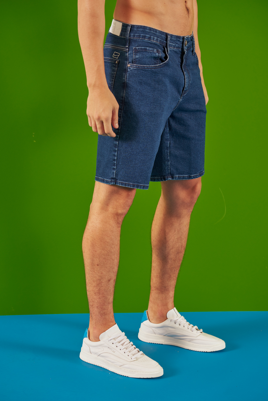 BERMUDA JEANS MIAMI 38 INDIGO