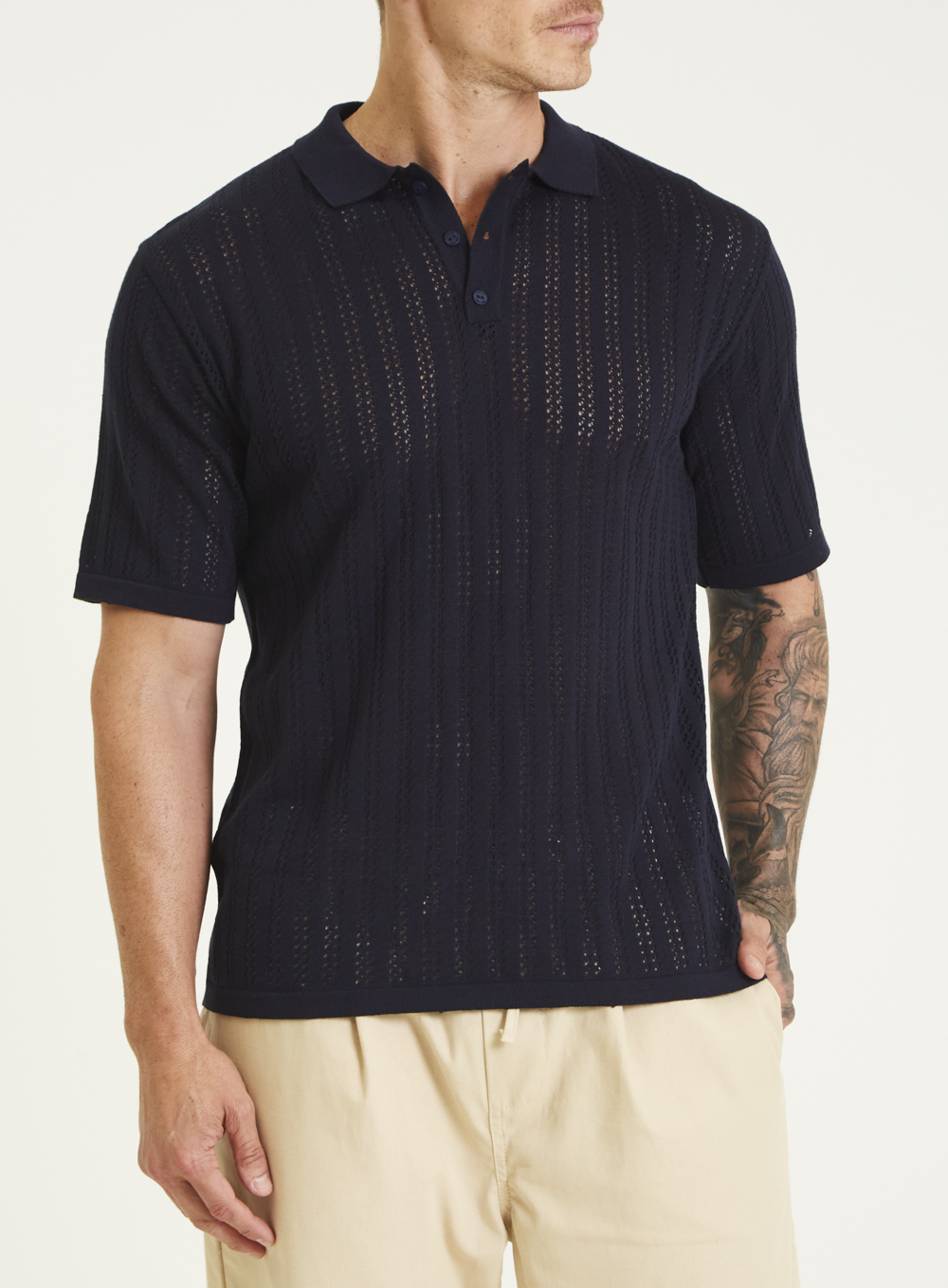 POLO TRICÔ M AZUL DARKNESS