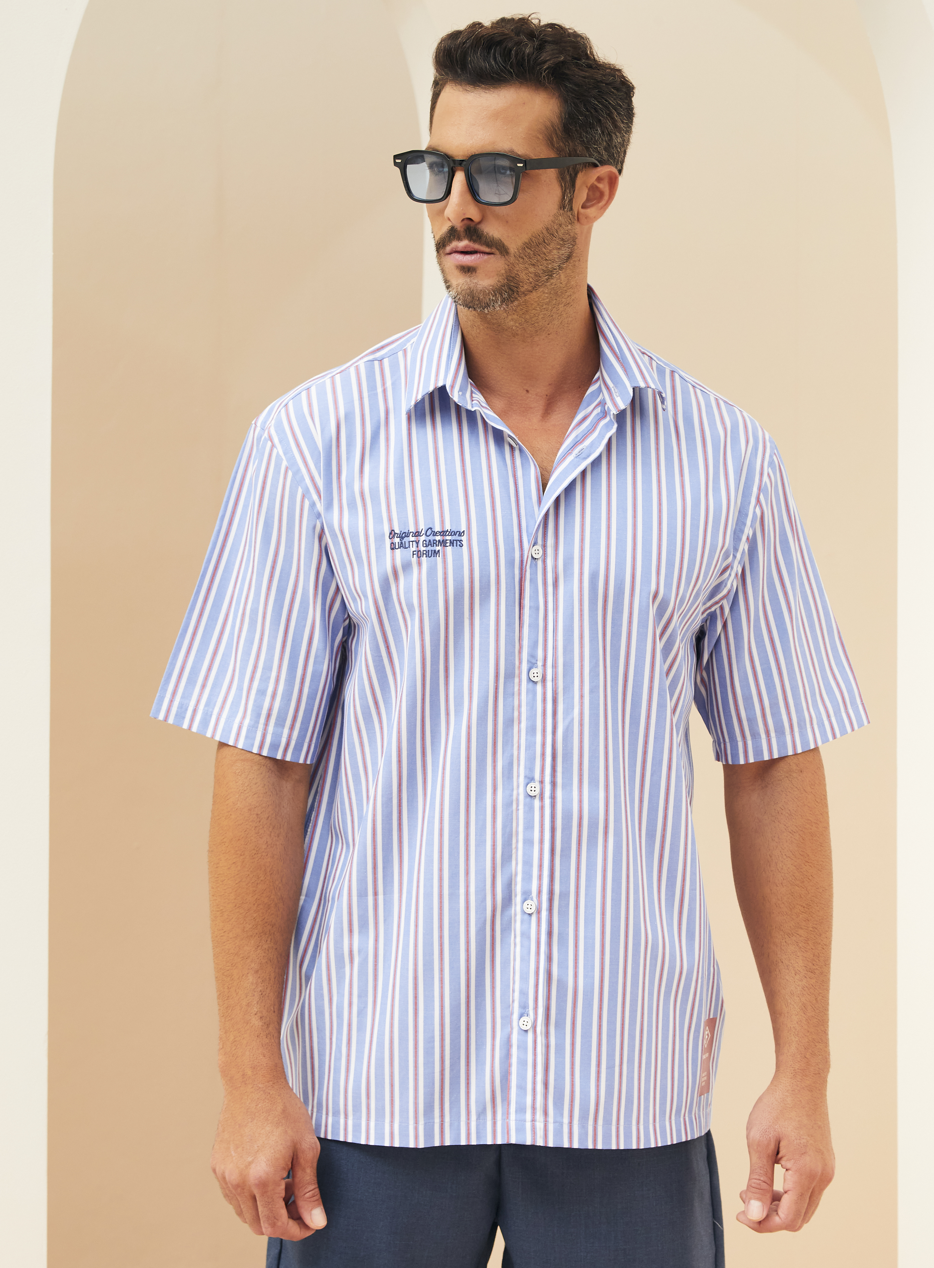 CAMISA LISTRADA RELAX GG LISTRADO