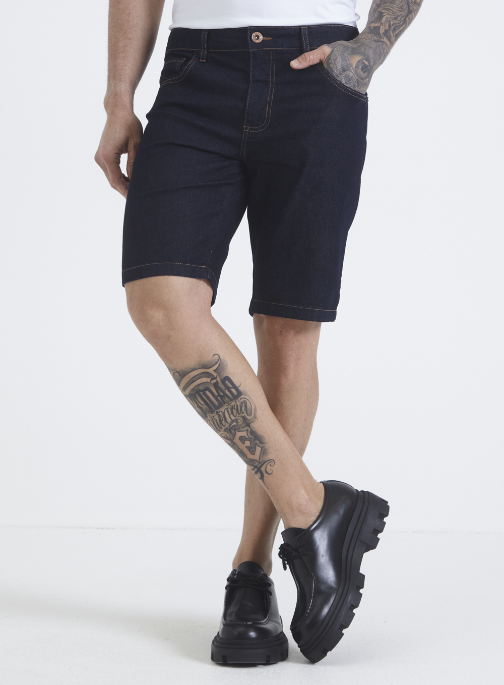 BERMUDA JEANS PAUL SLIM 36 INDIGO