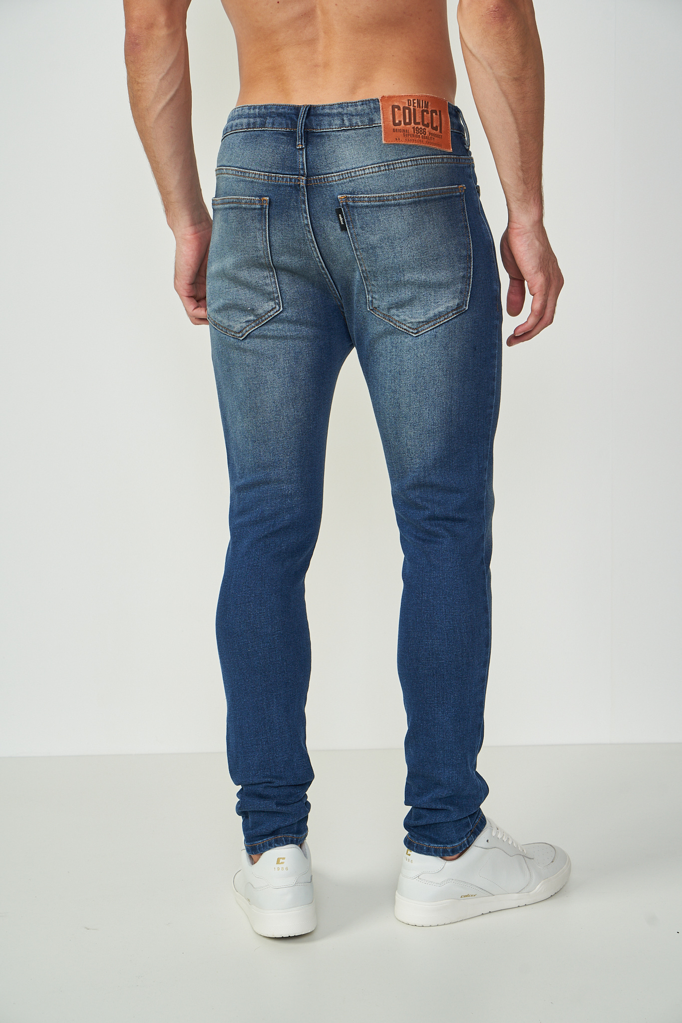 CALÇA JEANS SUPER SKINNY 46 INDIGO