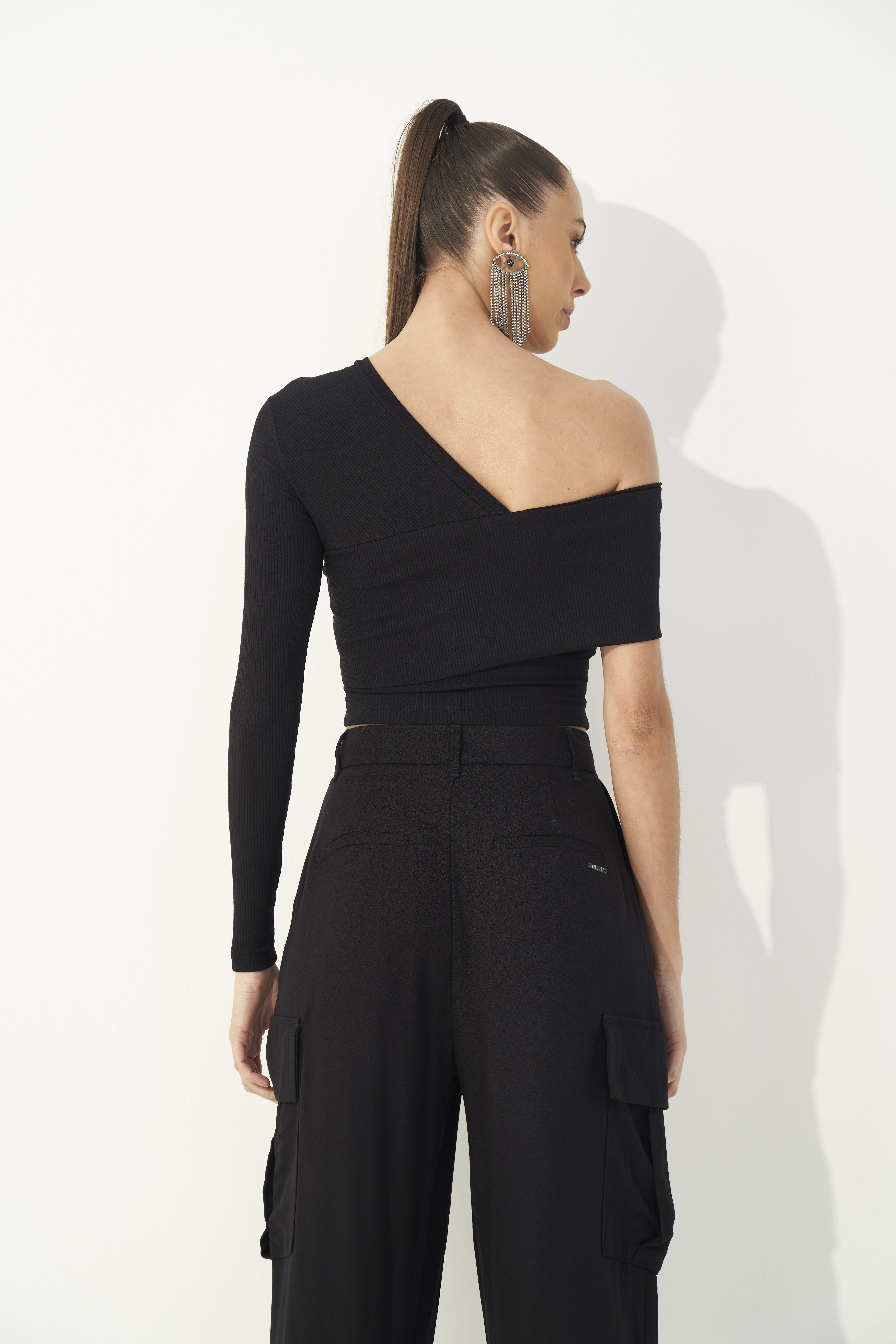 BLUSA CANELADA M LARANJA SAOKO
