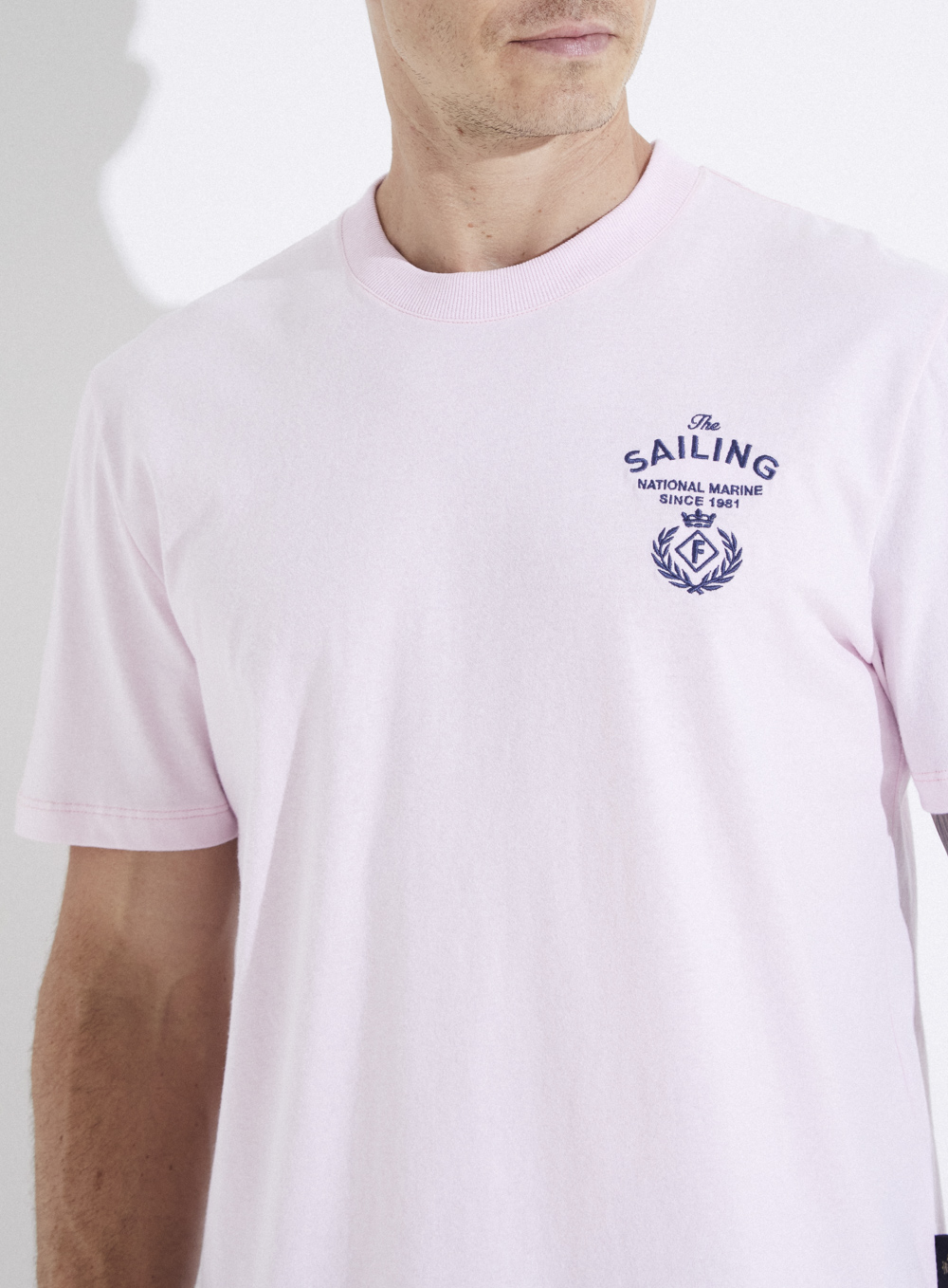 CAMISETA BORDADA GG ROSA ROSALIE