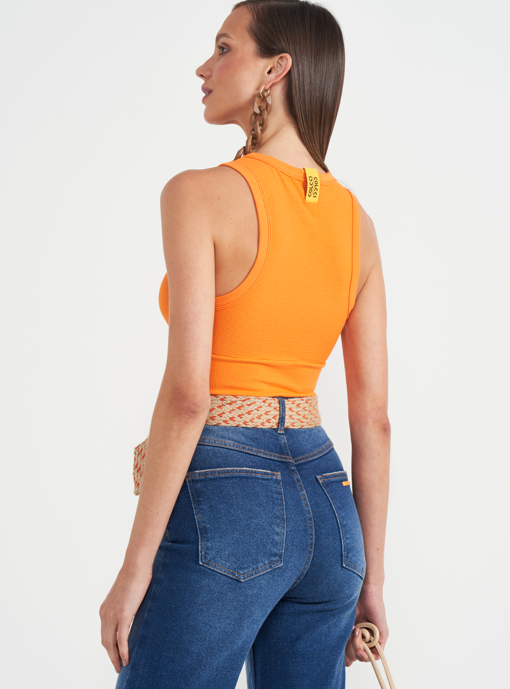 BLUSA CANELADA G LARANJA HEAT