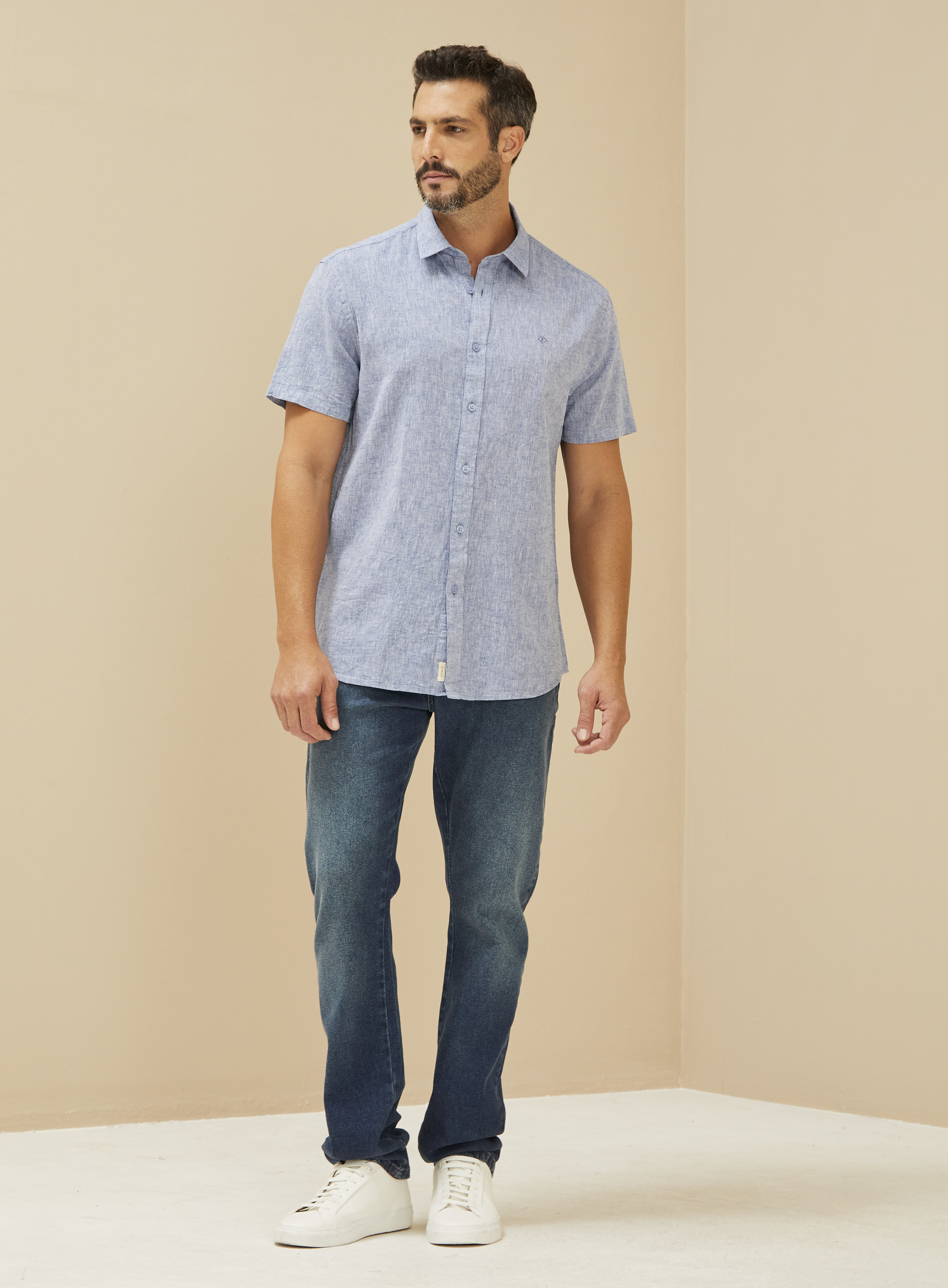 CAMISA LINHO RELAX G BRANCO