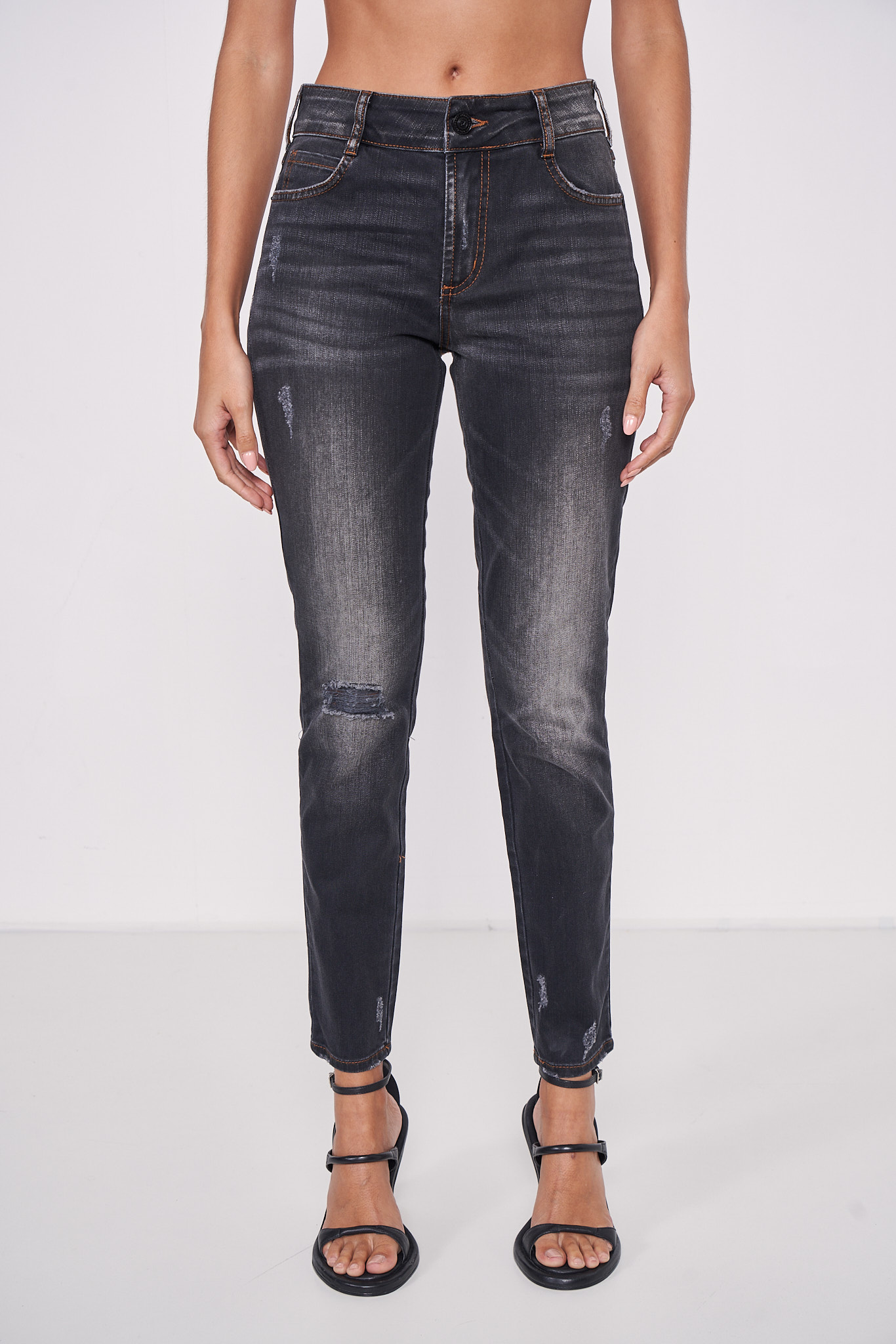 CALÇA JEANS BIA 36 IND.PRETO