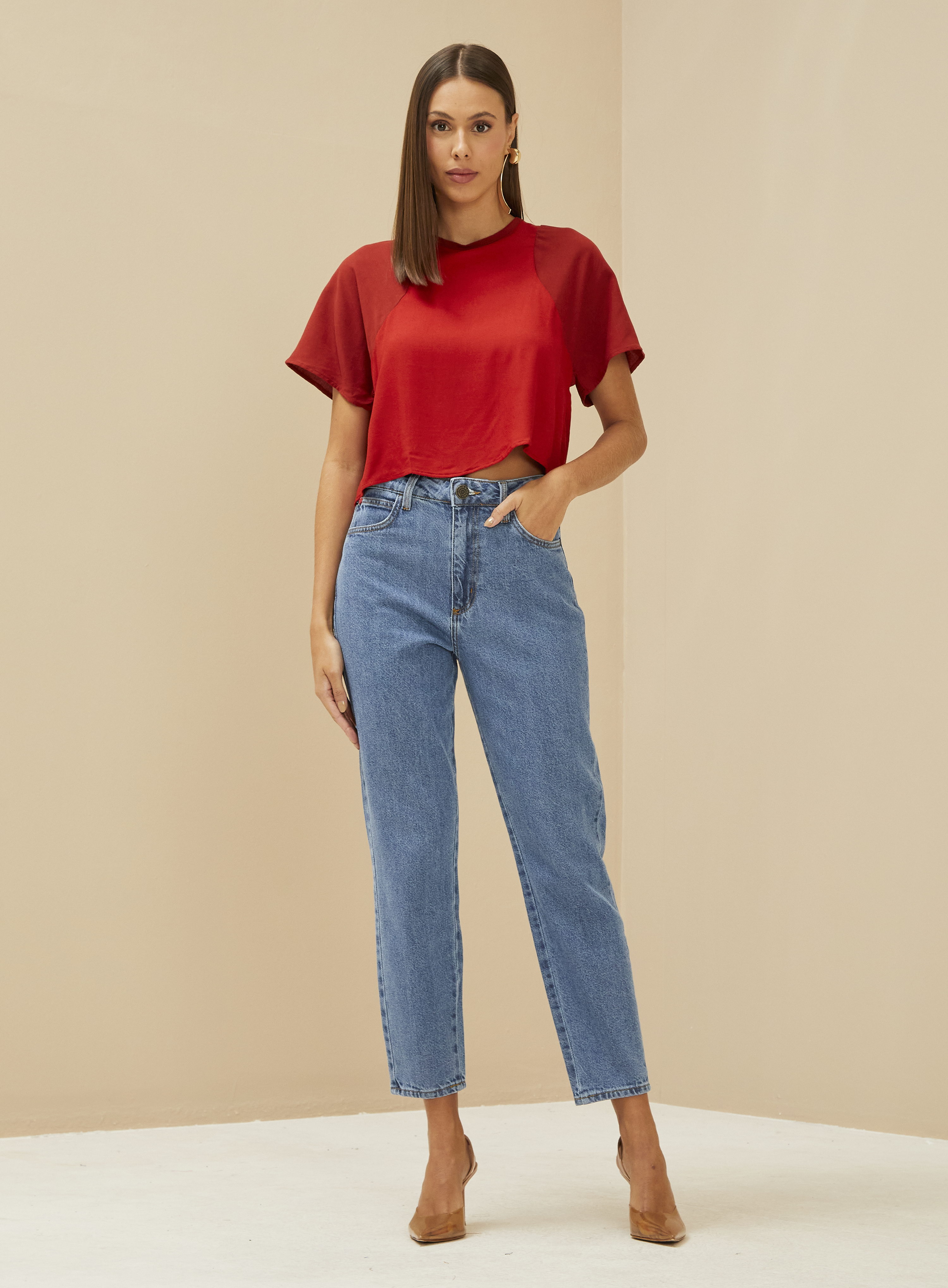 CALÇA JEANS LOLA 42 INDIGO