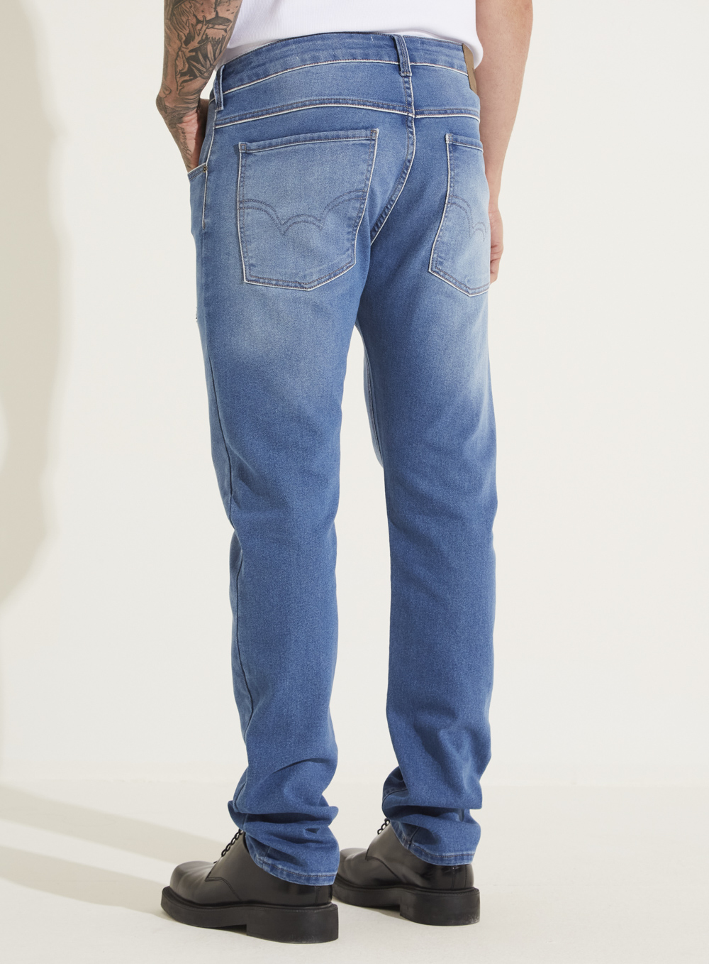 CALÇA JEANS PAUL SLIM 42 INDIGO