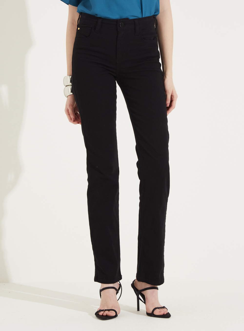 CALÇA SARJA MARISA 2 SLIM 36 PRETO
