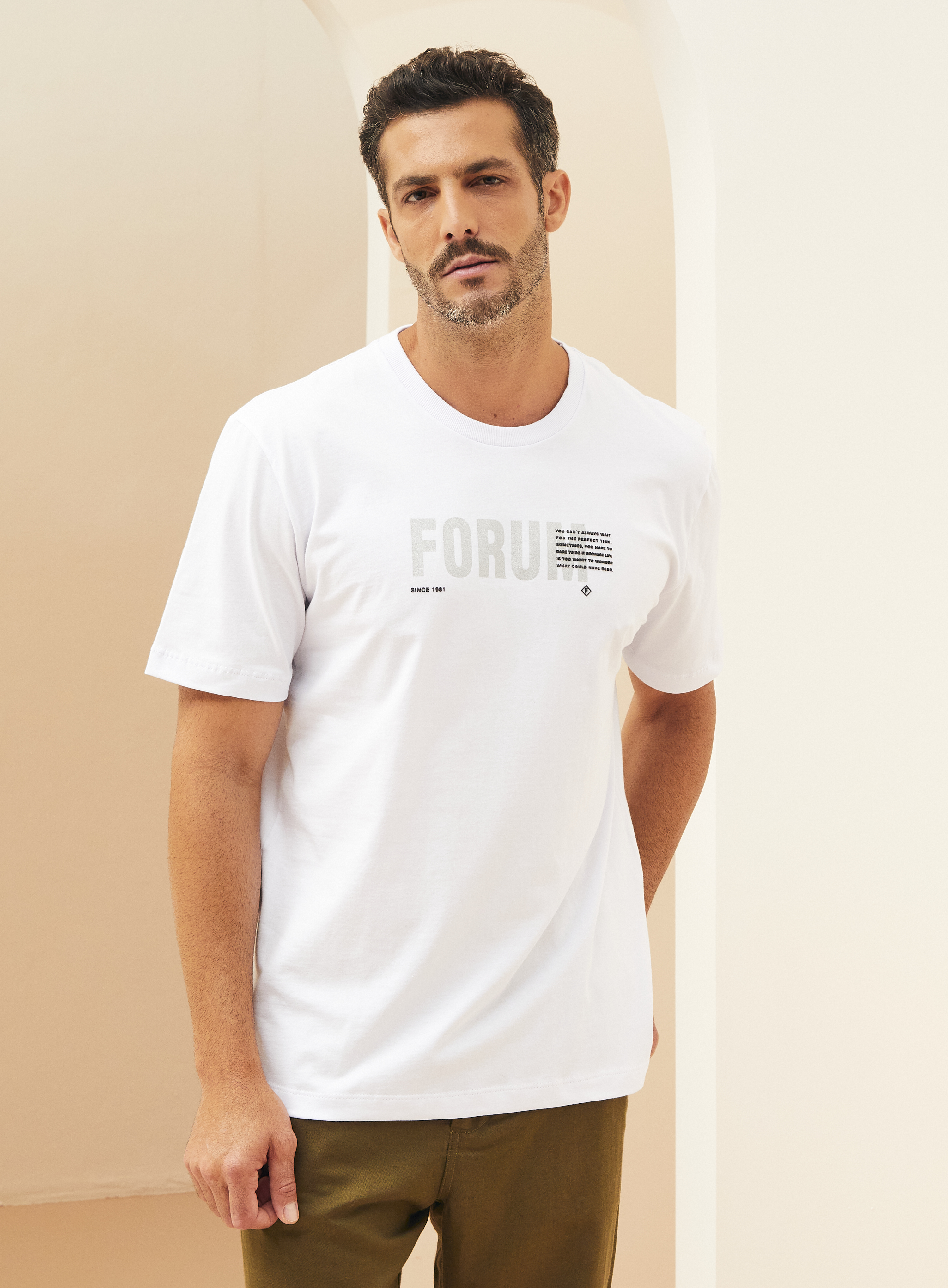 CAMISETA FORUM G MARROM ZEUS