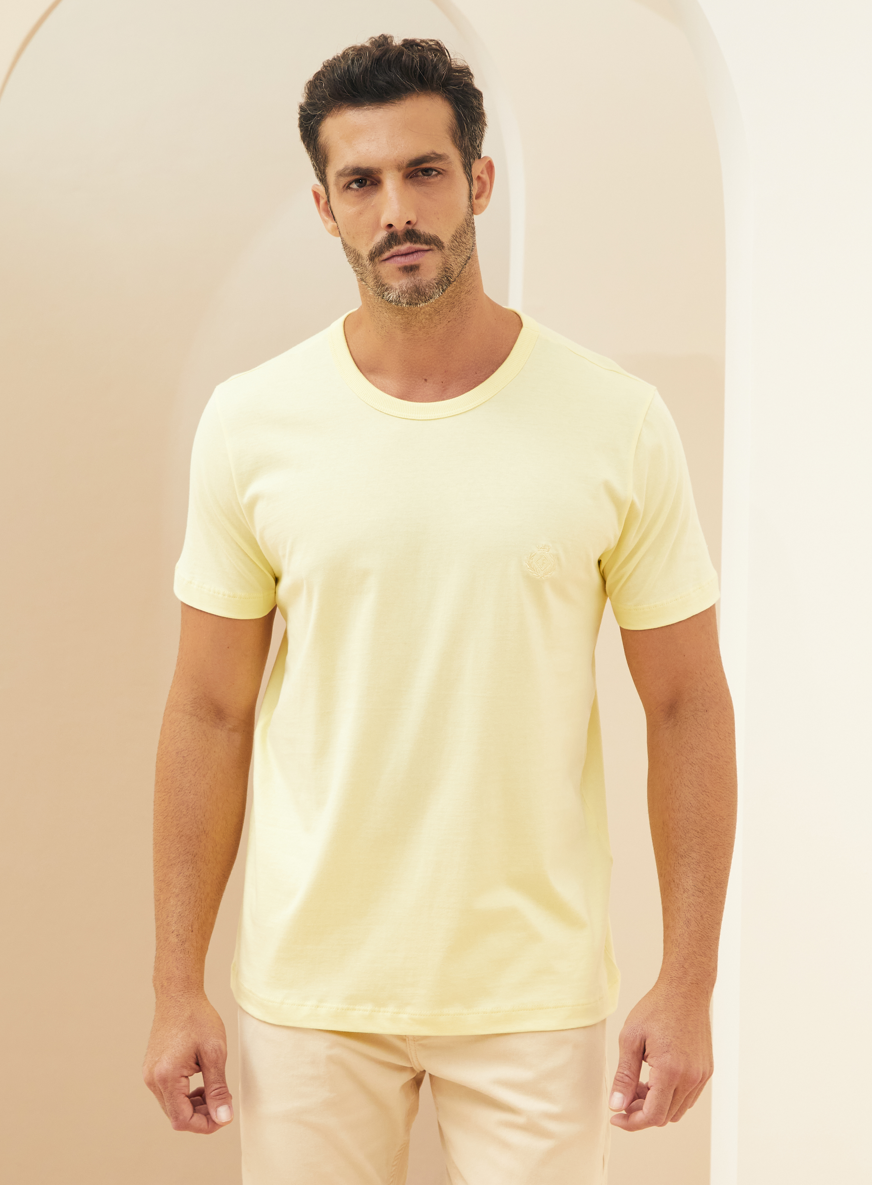 CAMISETA FORUM M AMARELO SOLE