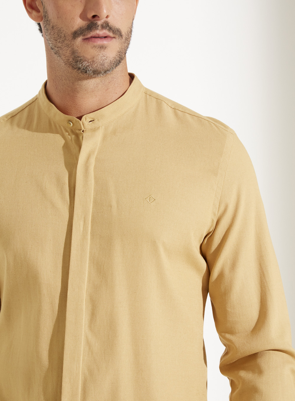 CAMISA LINHO ST BARTHS M BEGE SOYBEAN