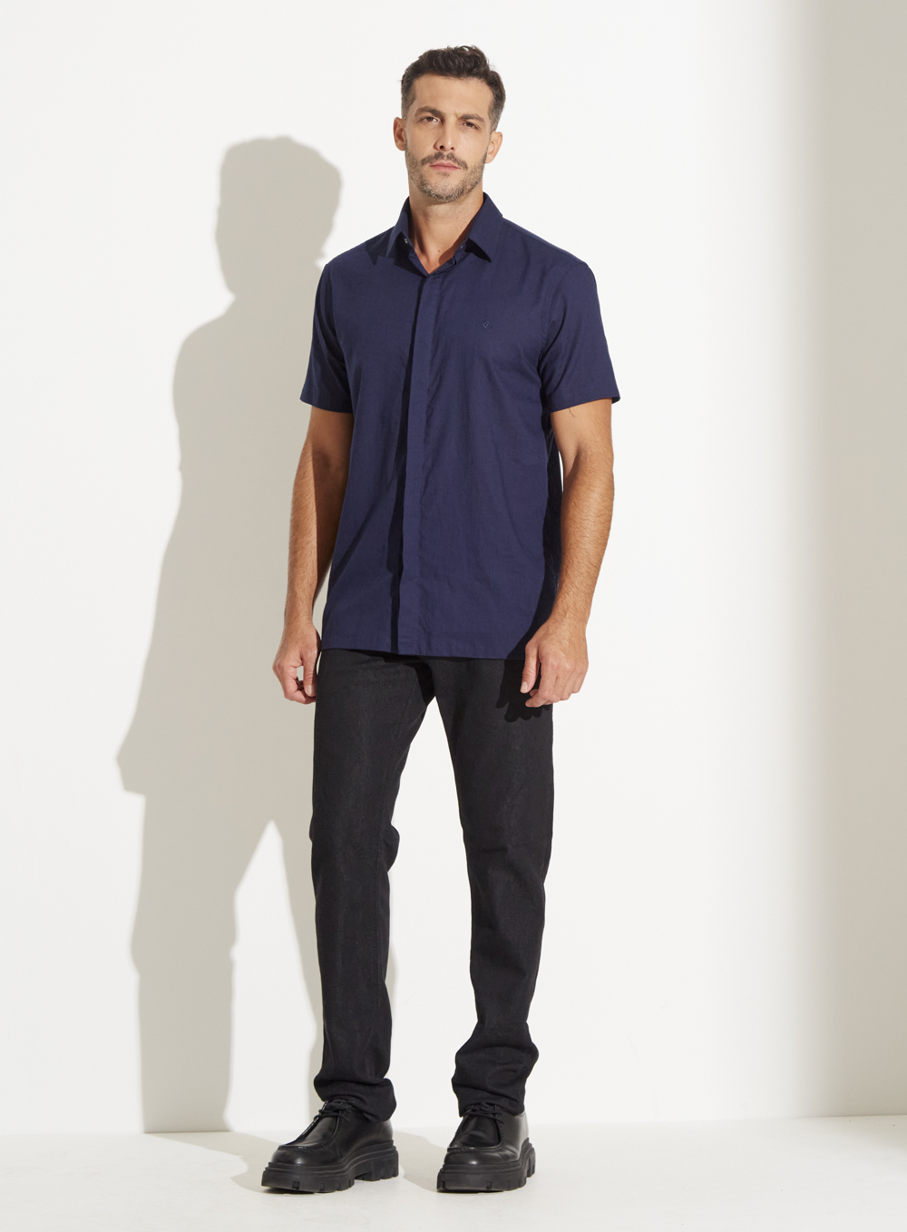 CAMISA RELAX M AZUL OLYMPIC