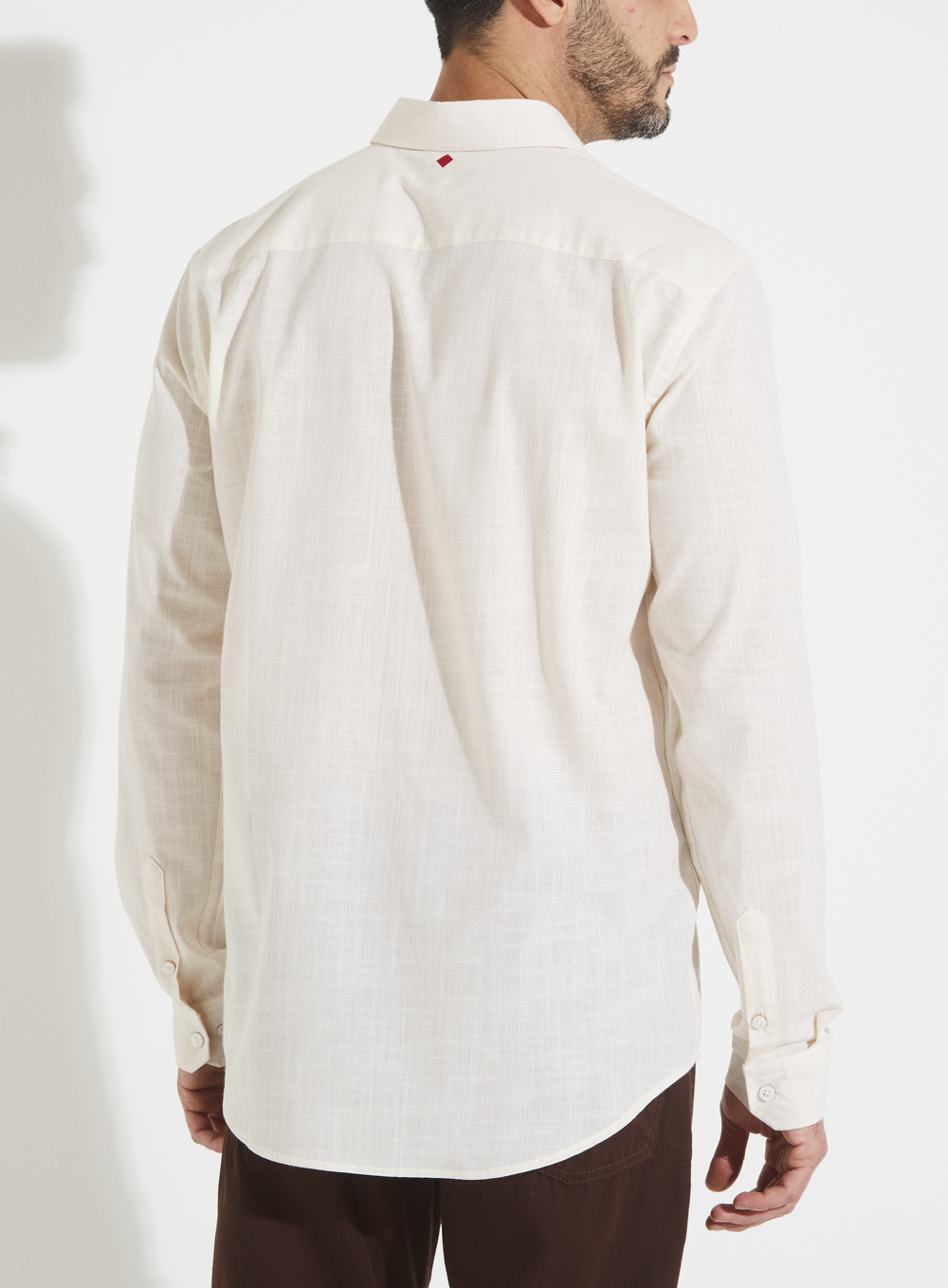 CAMISA RELAX M BEGE/OFF