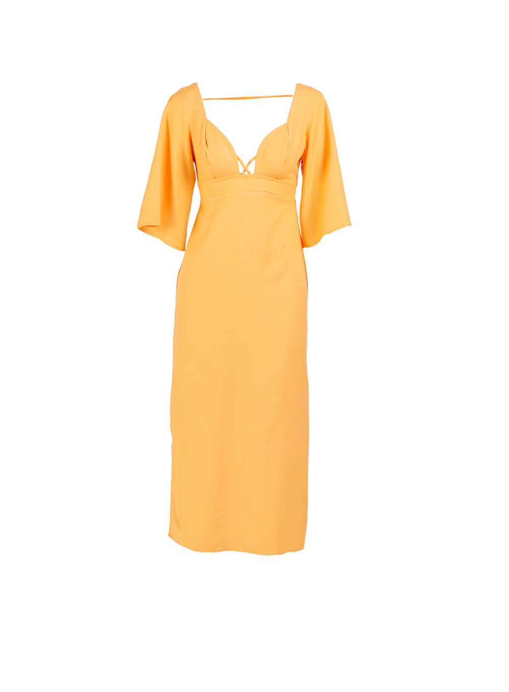 VESTIDO FORUM 38 LARANJA ETELA