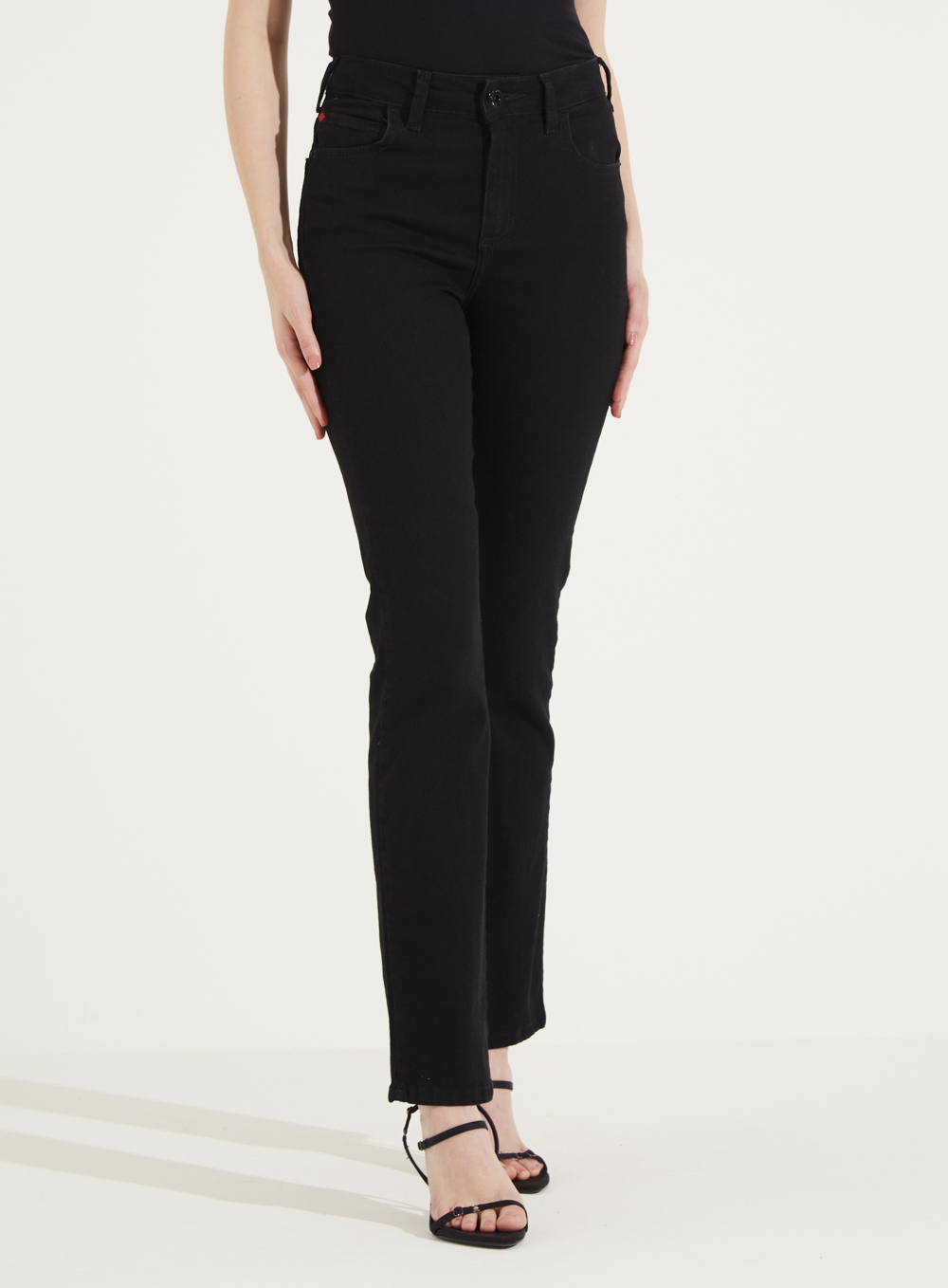 CALÇA JEANS MARISA 2 SLIM 36 IND.PRETO