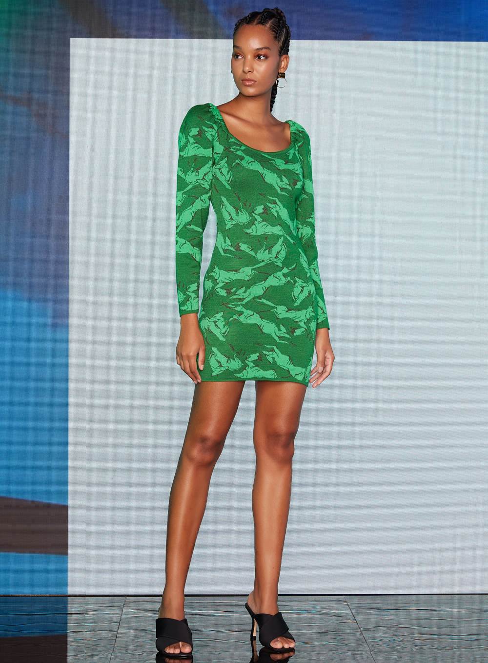 VESTIDO TRICÔ PP VERDE