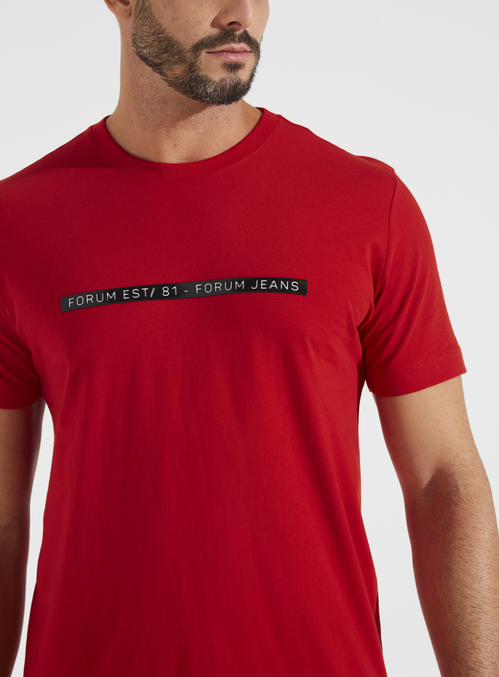 CAMISETA FORUM M VERMELHO SPARKLY