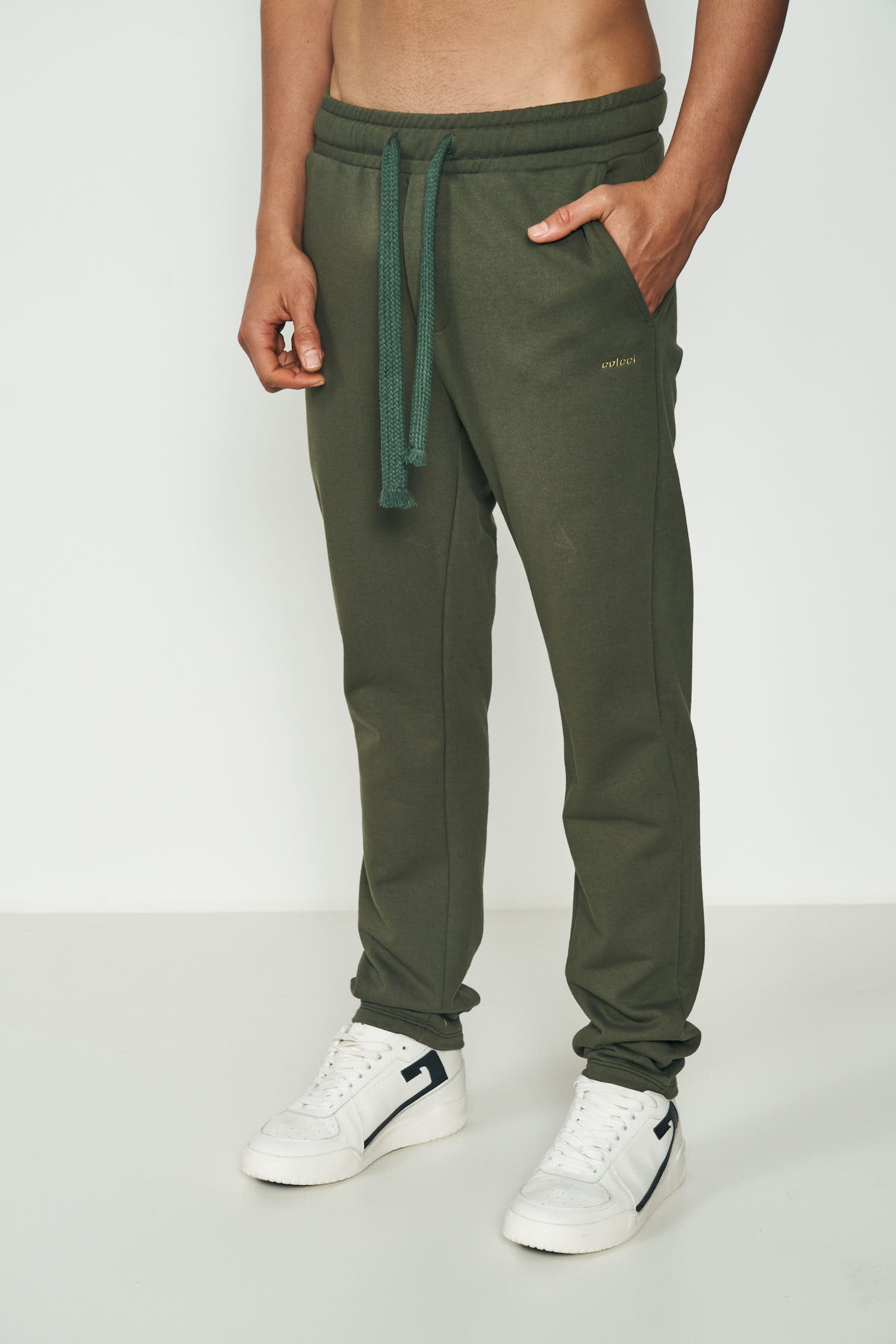 CALÇA MOLETOM M VERDE DEMETRI