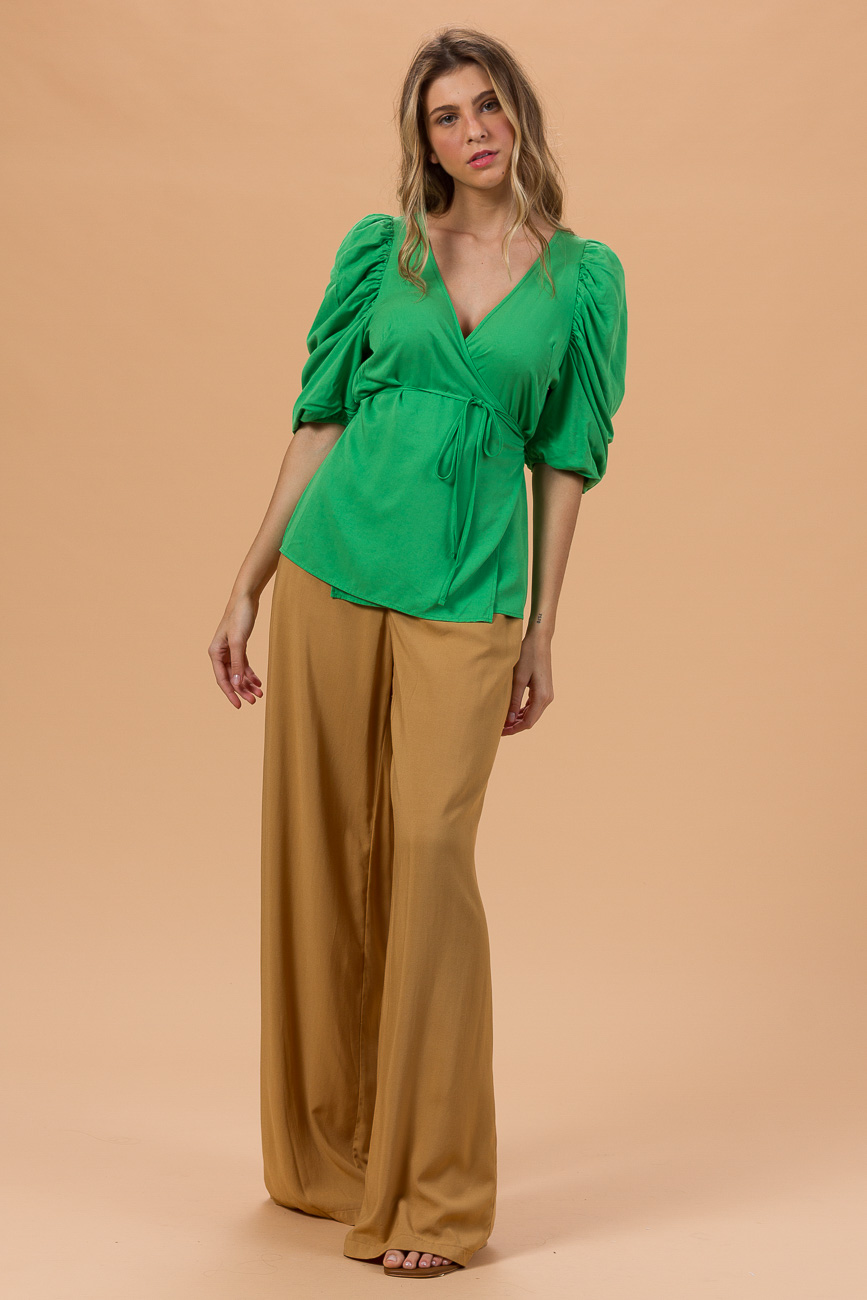 BLUSA COLCCI M VERDE CRESTELA