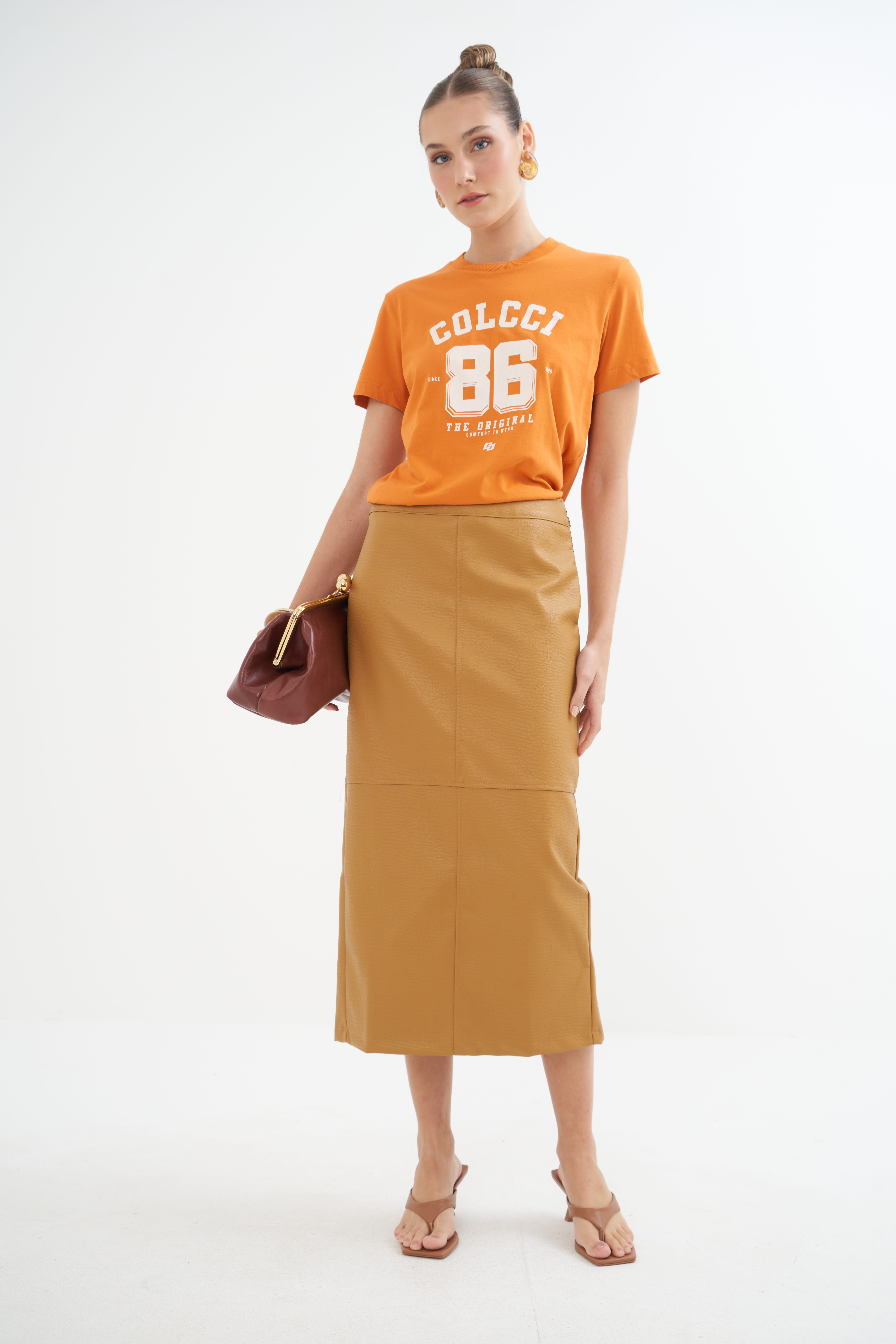 CAMISETA COLCCI G LARANJA PITANGA