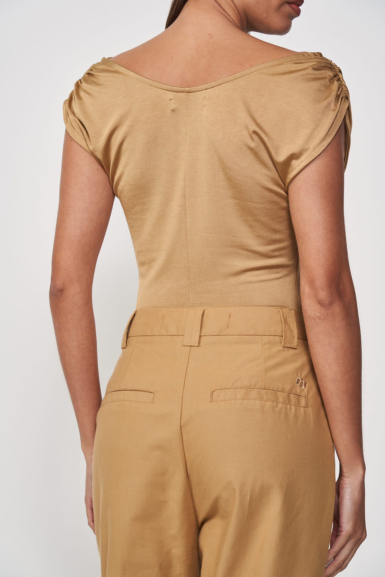 BLUSA COLCCI PP BEGE SOYBEAN