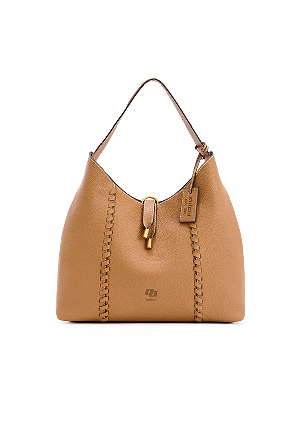 BOLSA COLCCI FEM HOBO TEXTURA U OFF WHITE