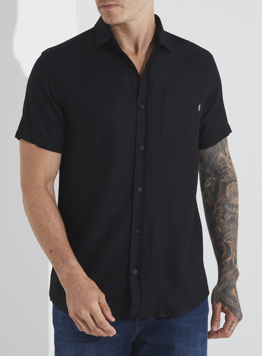 CAMISA SLIM FIT 3 PRETO