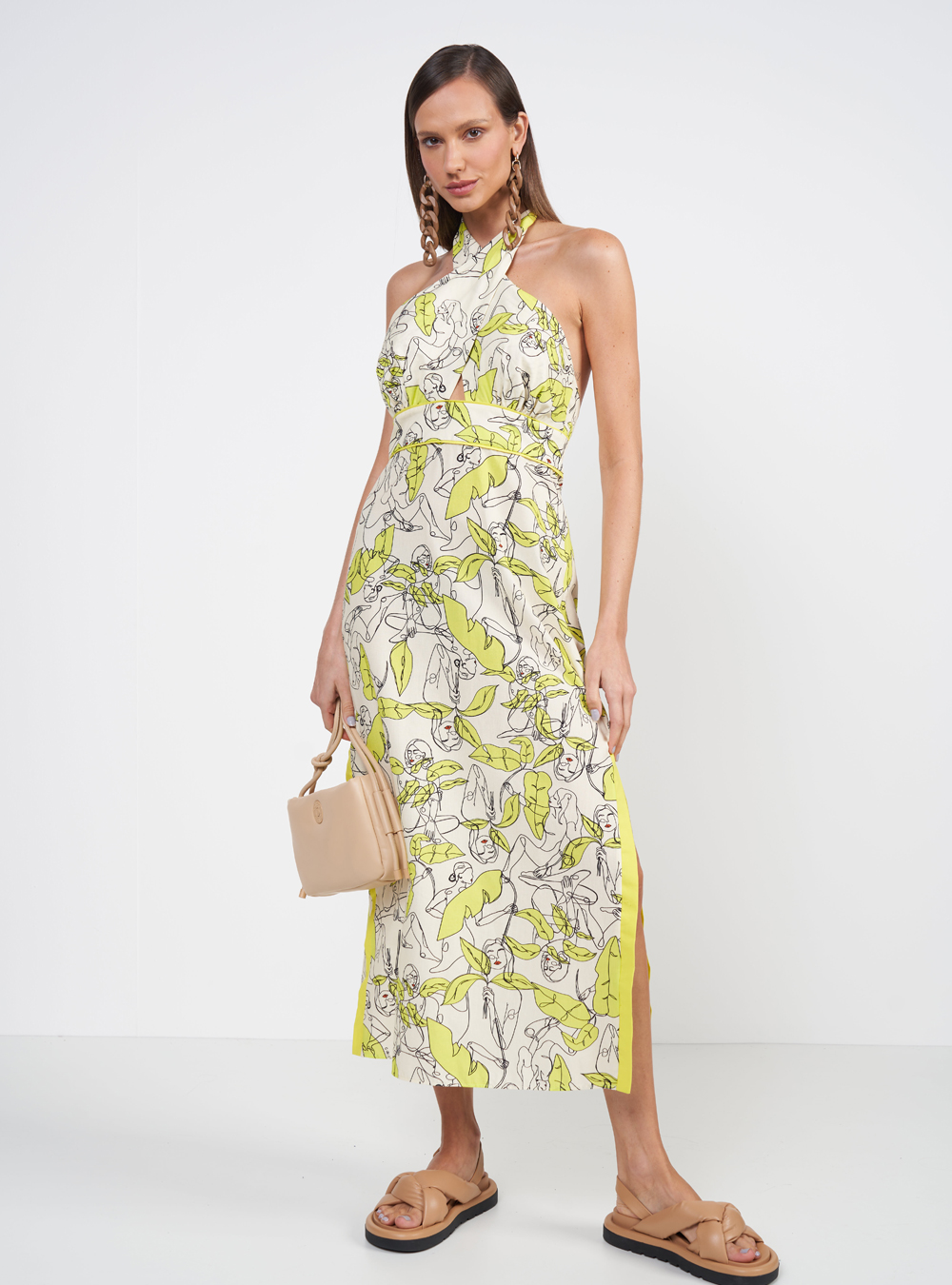 VESTIDO ESTAMPADO 38 SENSITIVA