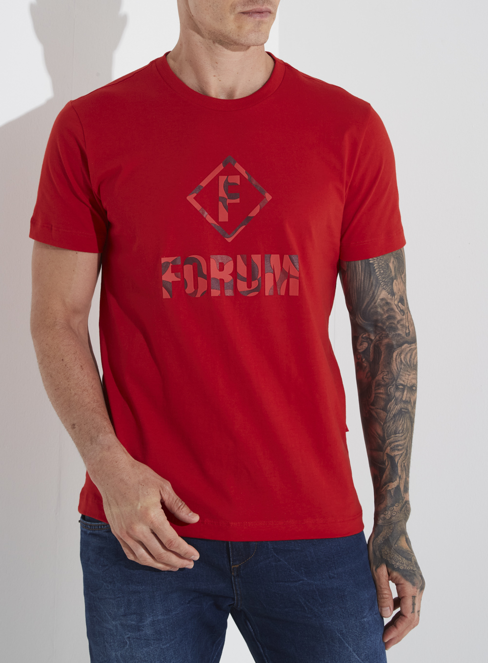 CAMISETA FORUM G VERMELHO SPARKL