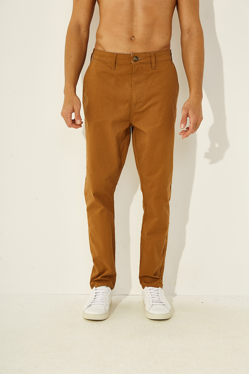CALÇA SARJA FRED 46 BEGE BEAR