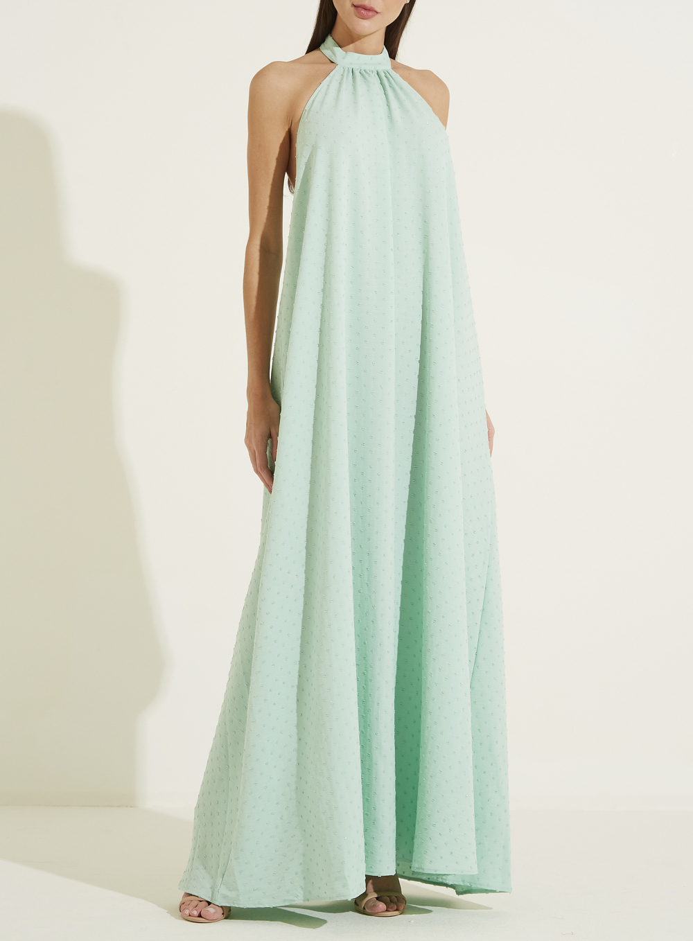 VESTIDO FORUM M VERDE/PRATA