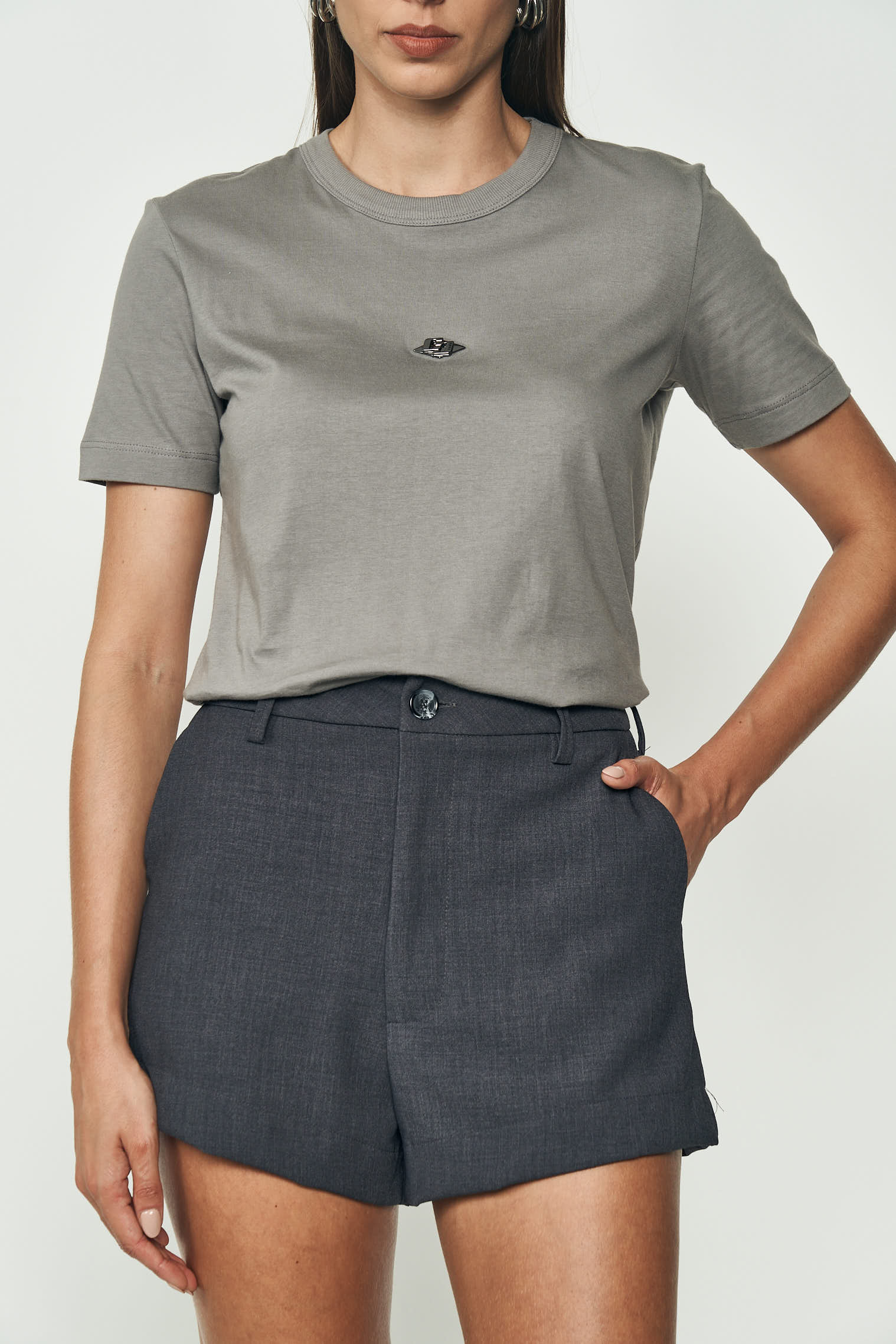 CAMISETA COLCCI G CINZA ALITA