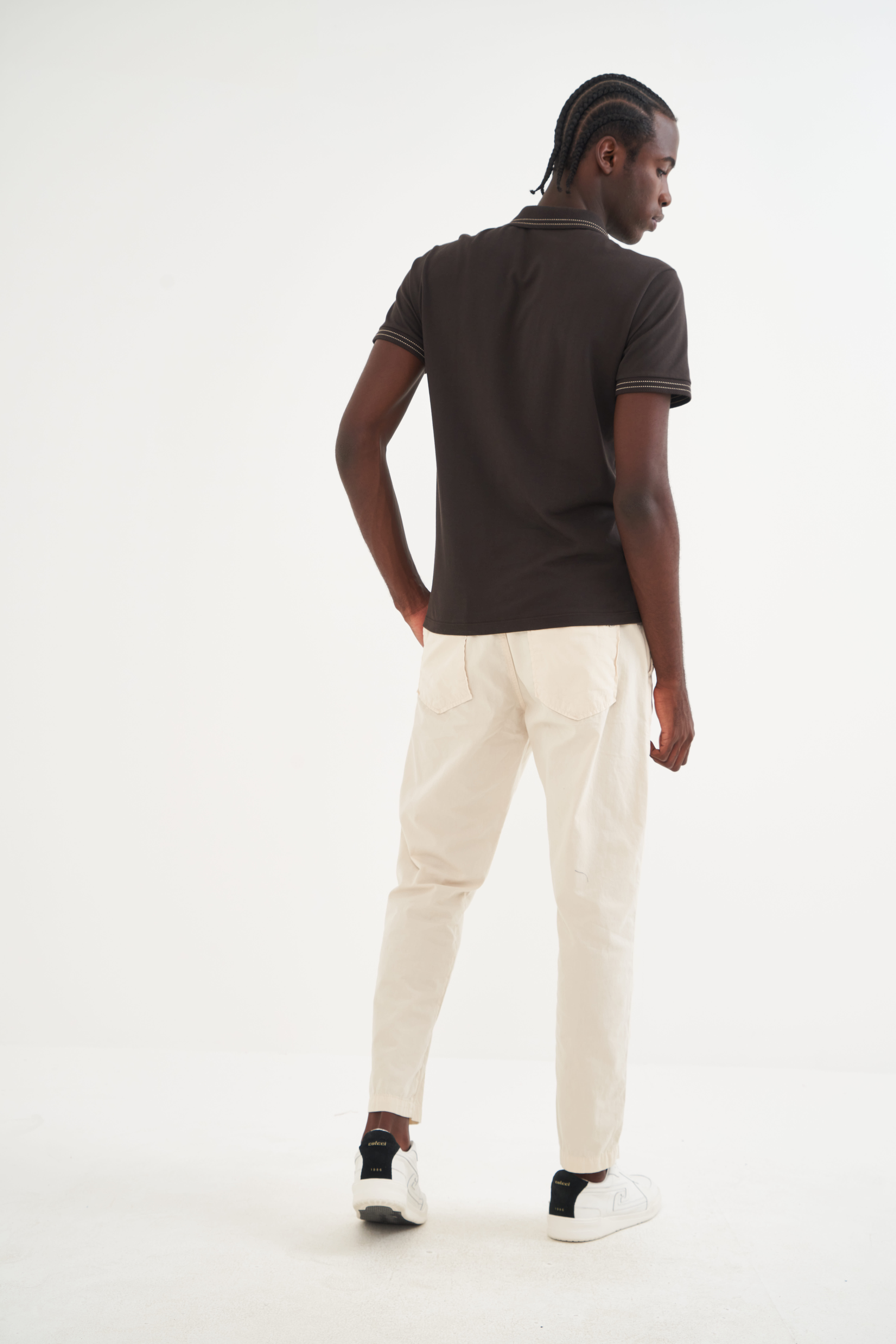 POLO COLCCI M MARROM COFFE BEAN